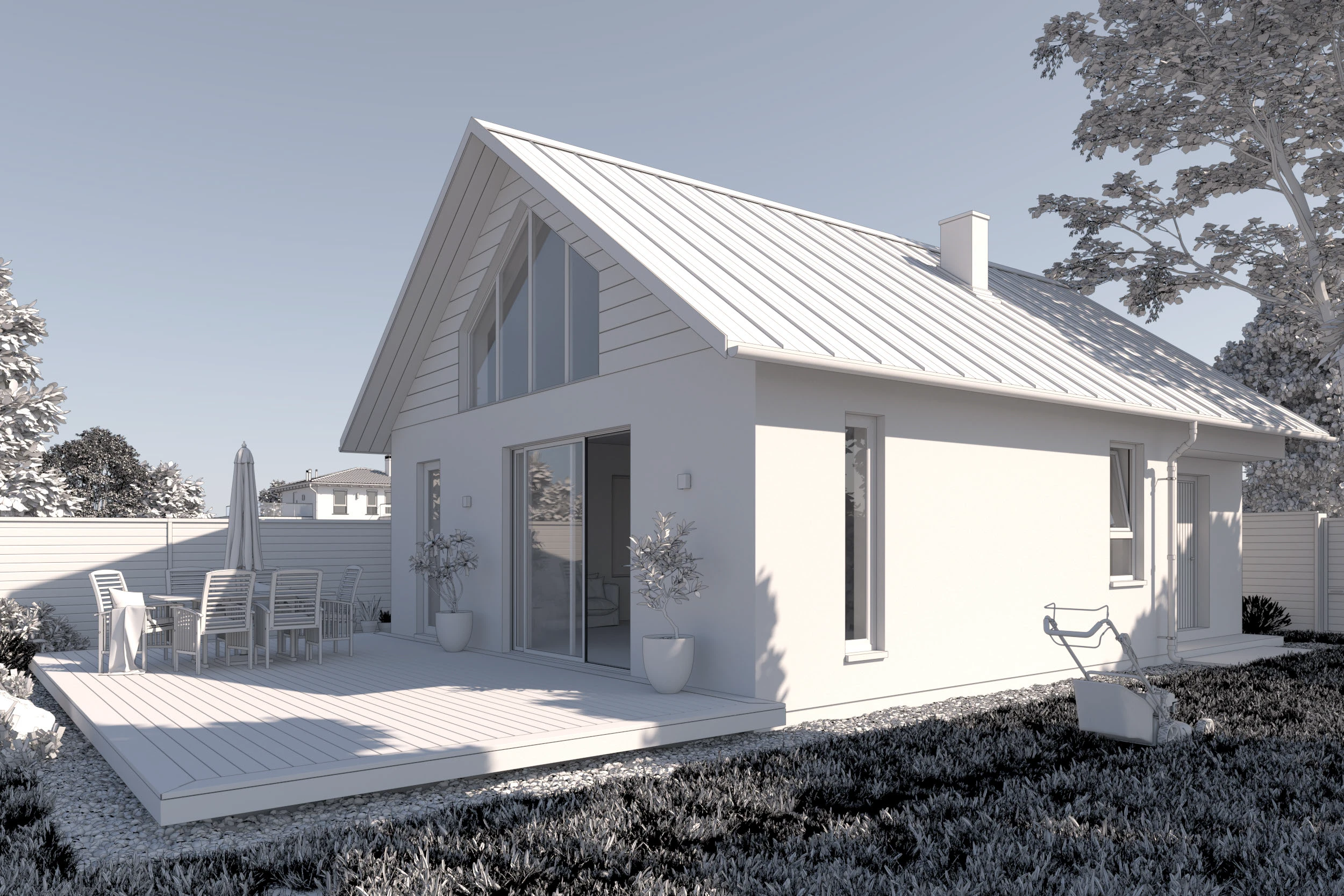 Загородный дом — Изображение №2 — Иллюстрация, 3D на Dprofile