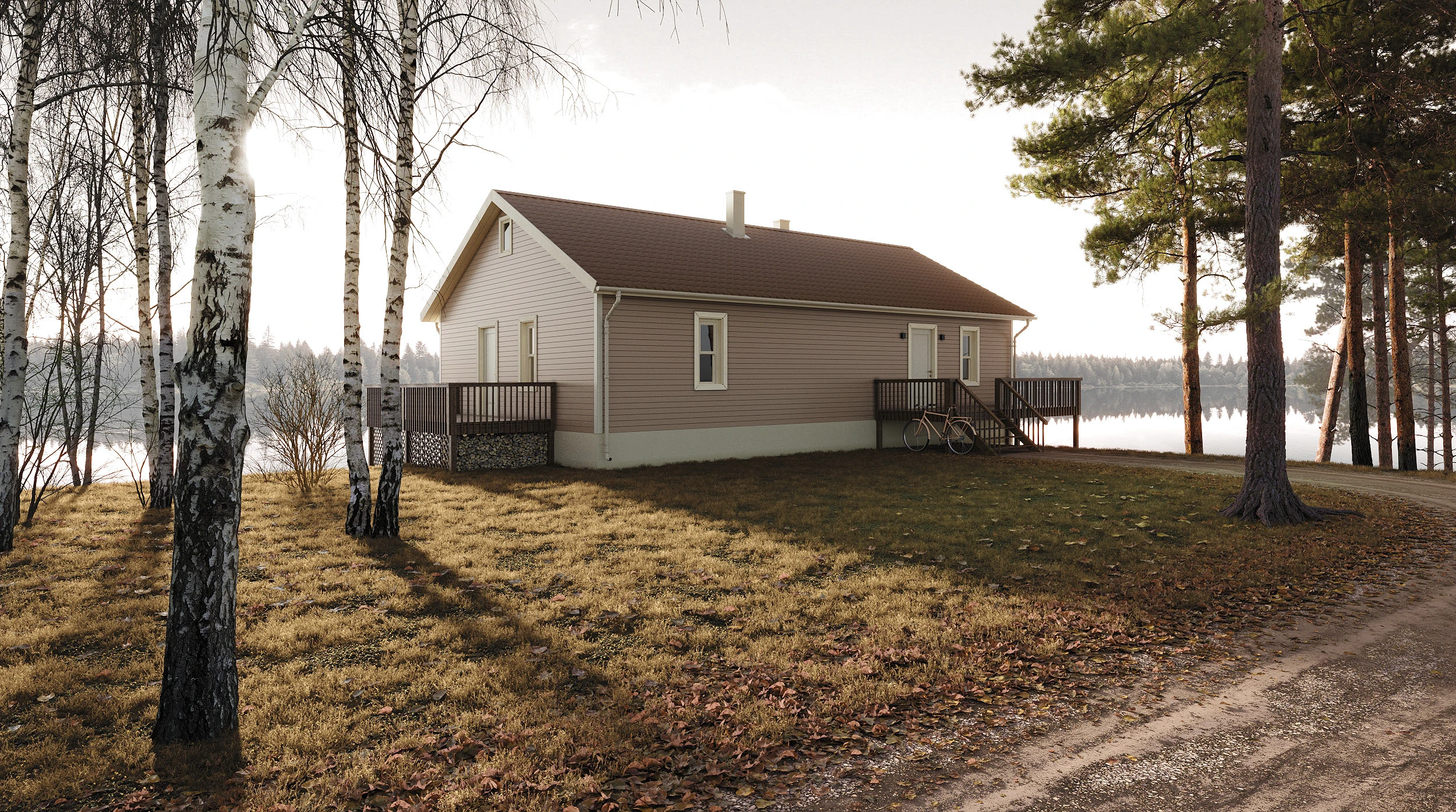 Загородный дом — Изображение №3 — Иллюстрация, 3D на Dprofile