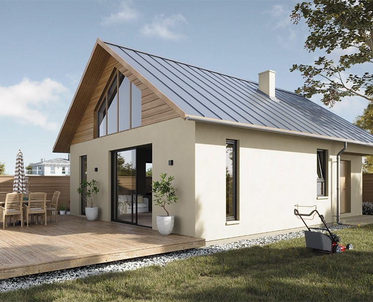 Загородный дом — Иллюстрация, 3D на Dprofile