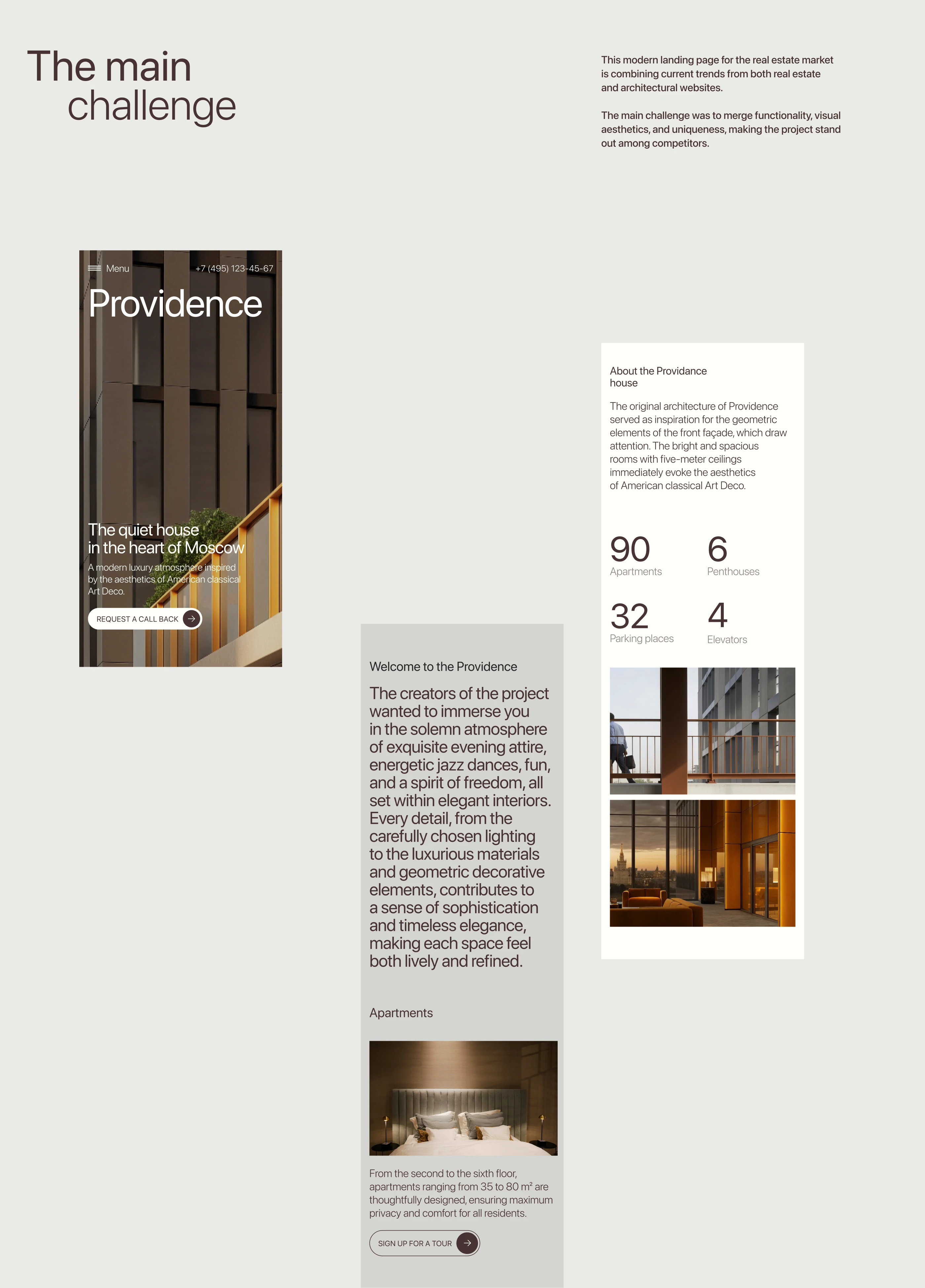 Providence Club House. Website Design. — Изображение №3 — Интерфейсы, Графика на Dprofile