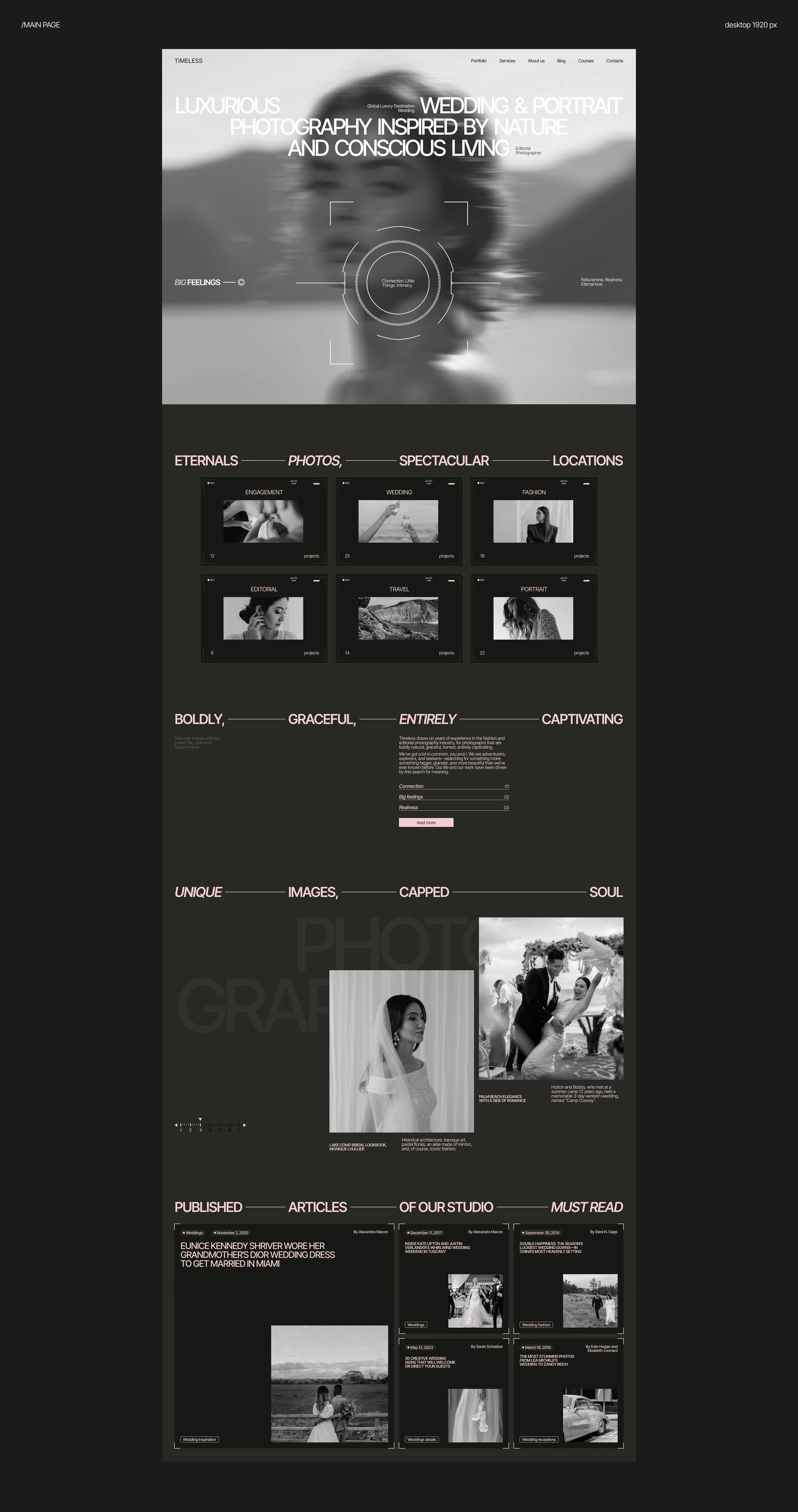 Timeless Agency Website — Изображение №3 — Интерфейсы, Брендинг на Dprofile