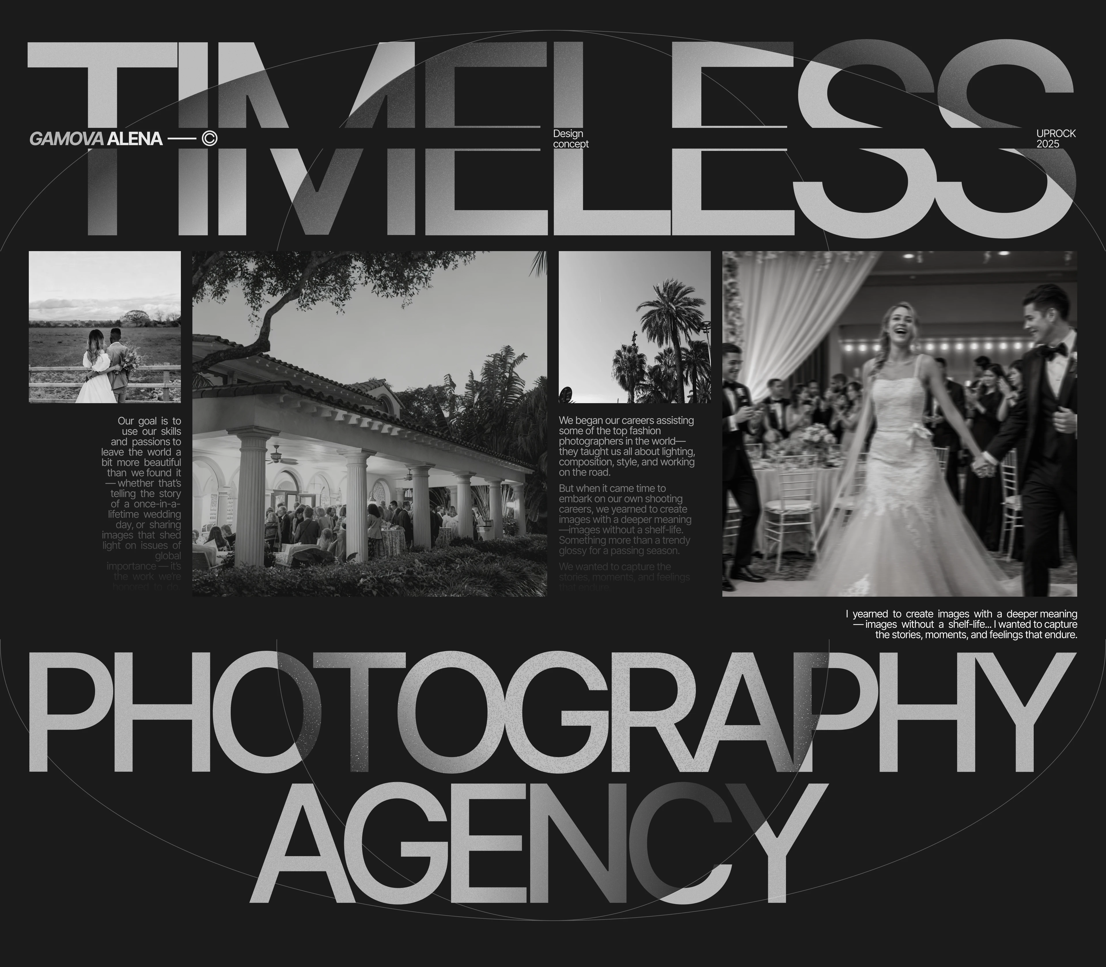 Timeless Agency Website — Изображение №1 — Интерфейсы, Брендинг на Dprofile