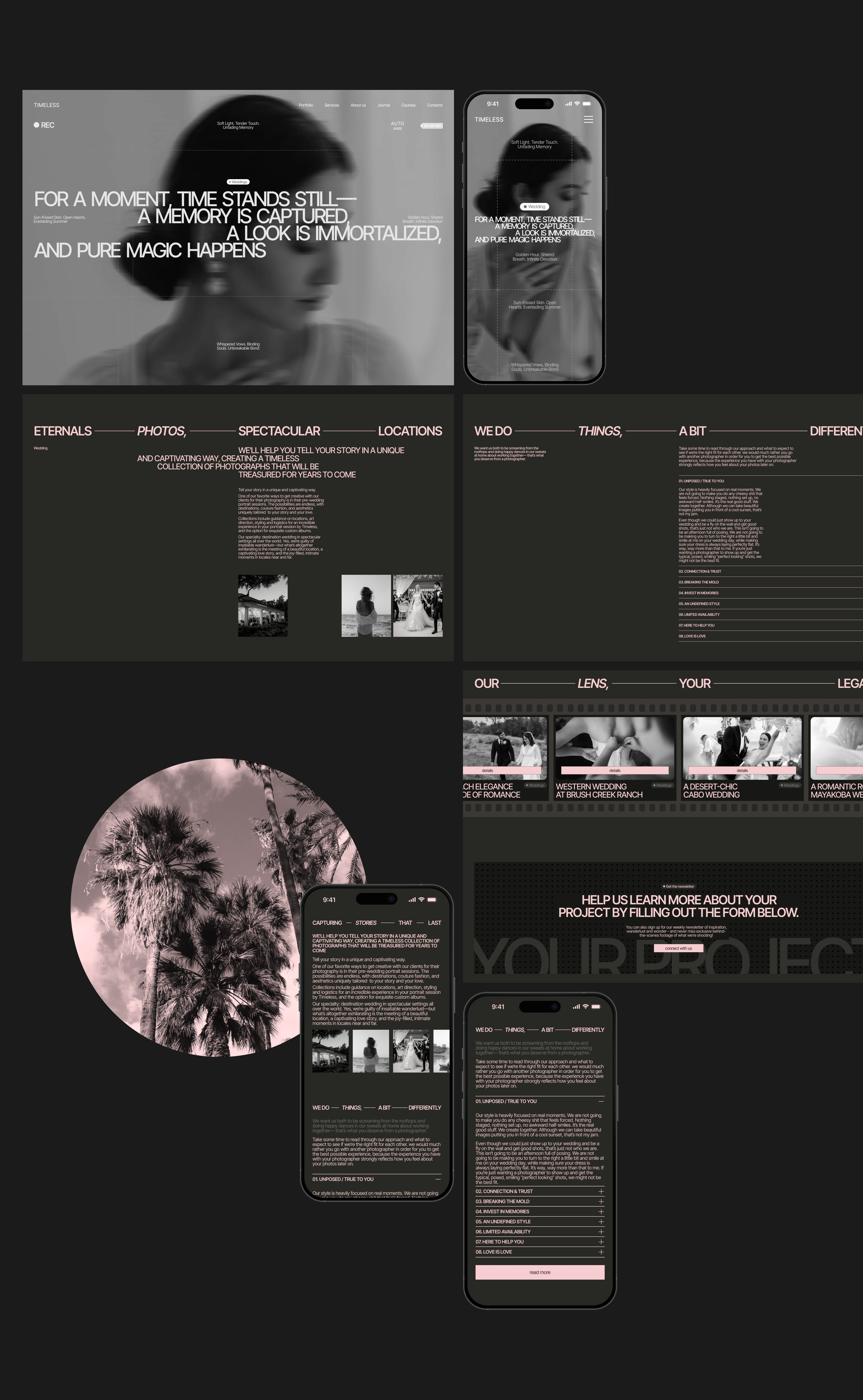 Timeless Agency Website — Изображение №12 — Интерфейсы, Брендинг на Dprofile