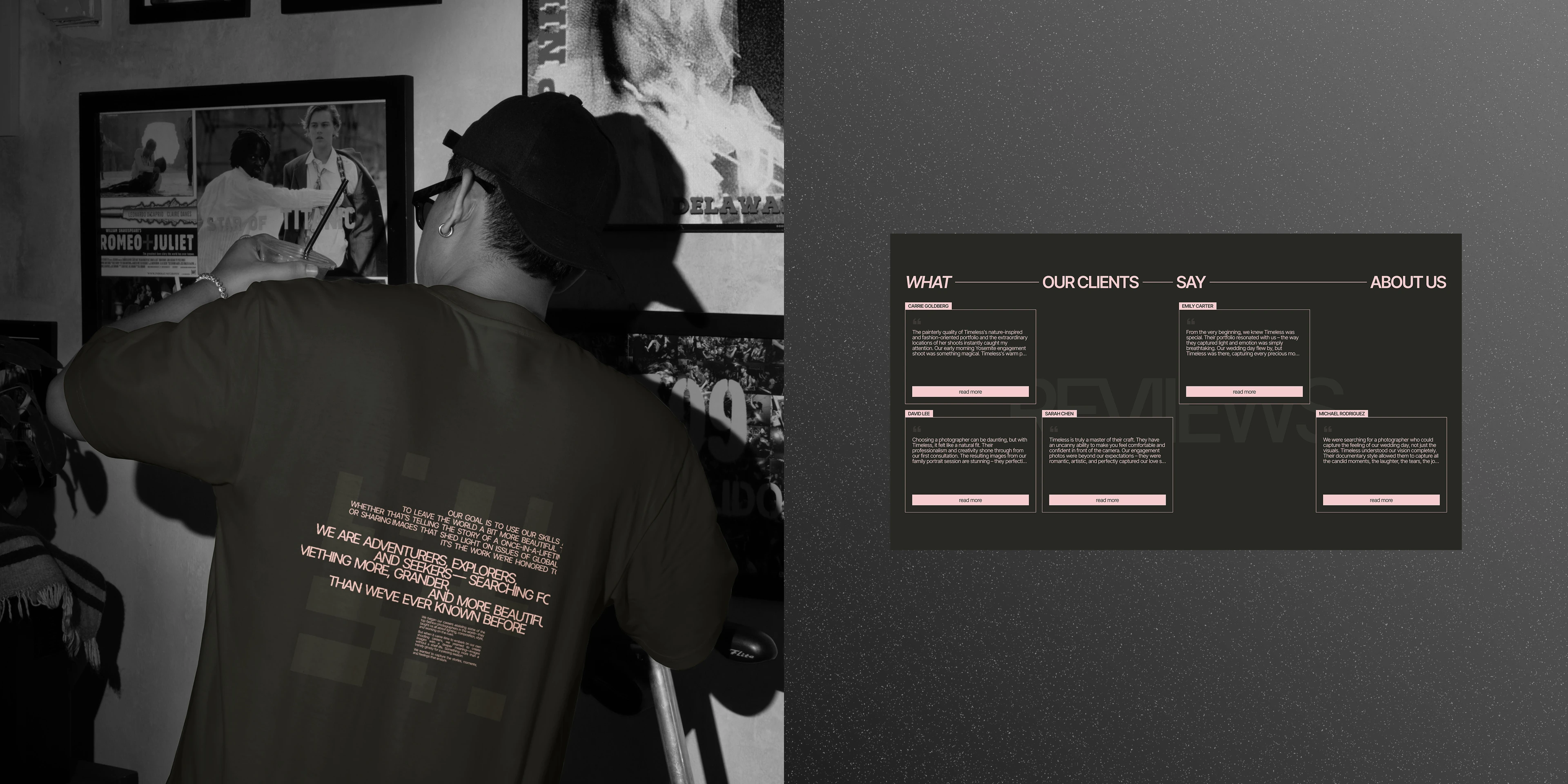 Timeless Agency Website — Изображение №11 — Интерфейсы, Брендинг на Dprofile