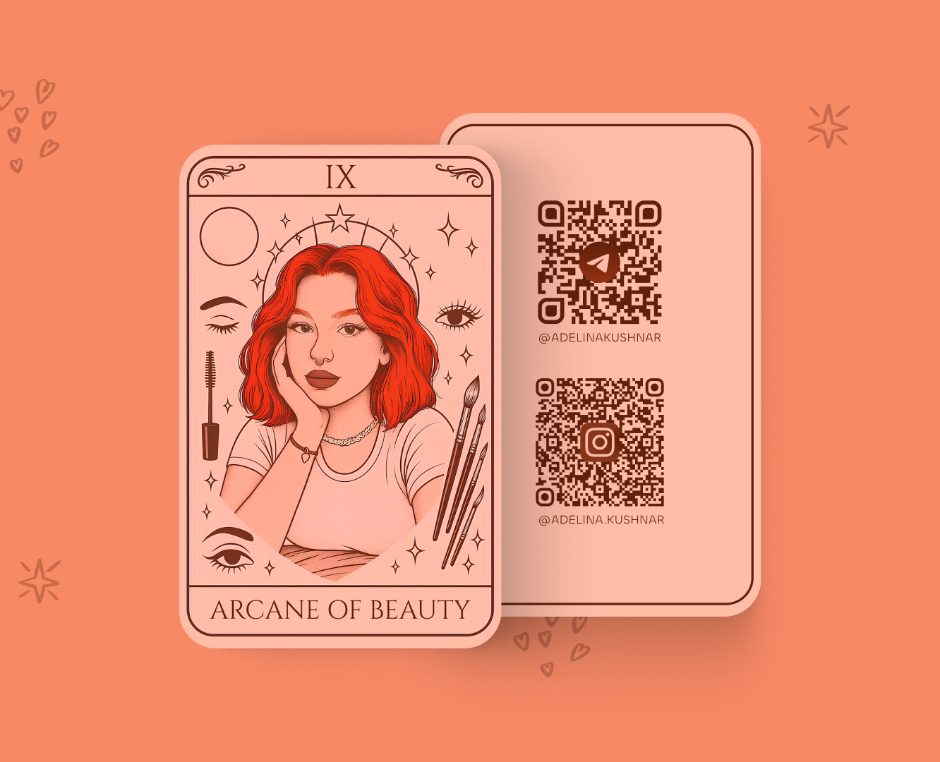 Branding for Makeup Artist — Business Card — Брендинг, Маркетинг на Dprofile
