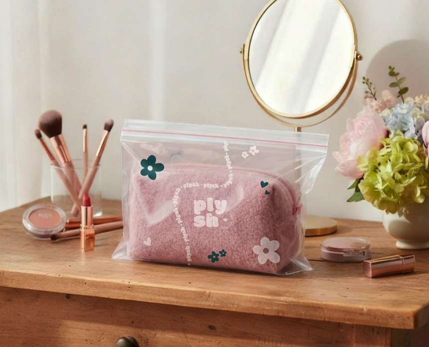 Фирменный стиль бренда косметичек PLYSH — Брендинг на Dprofile