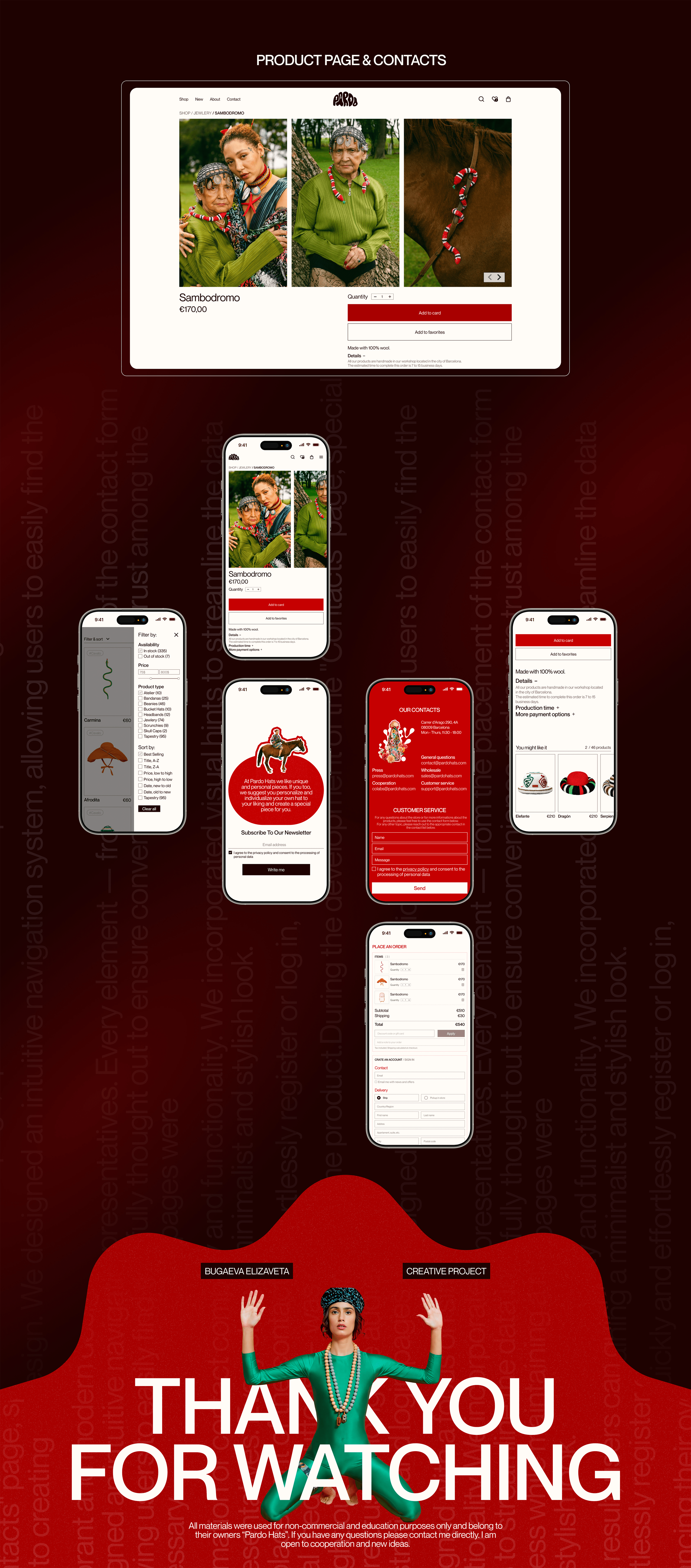 Pardo Hats — Изображение №9 — Интерфейсы, Графика на Dprofile