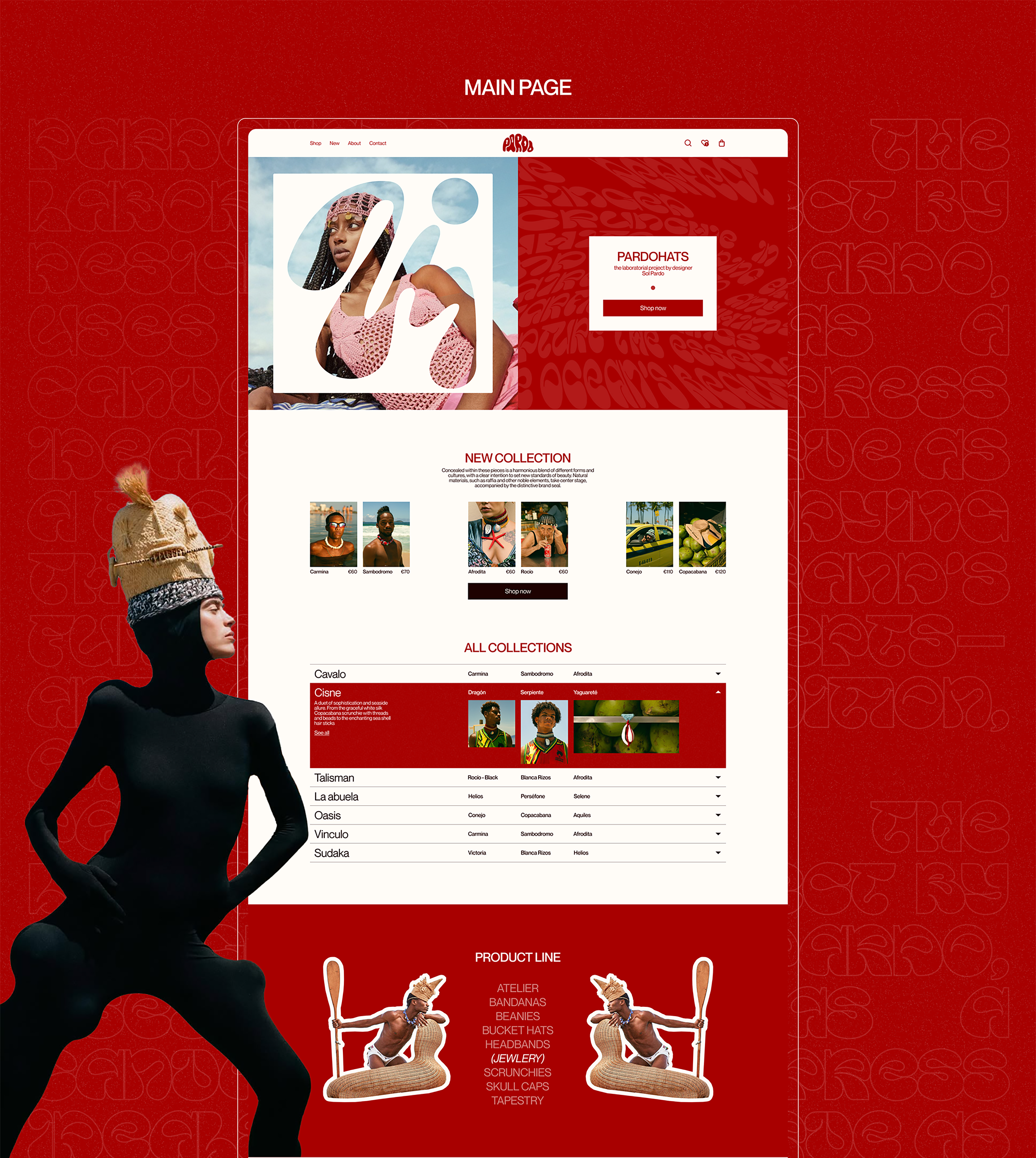 Pardo Hats — Изображение №2 — Интерфейсы, Графика на Dprofile