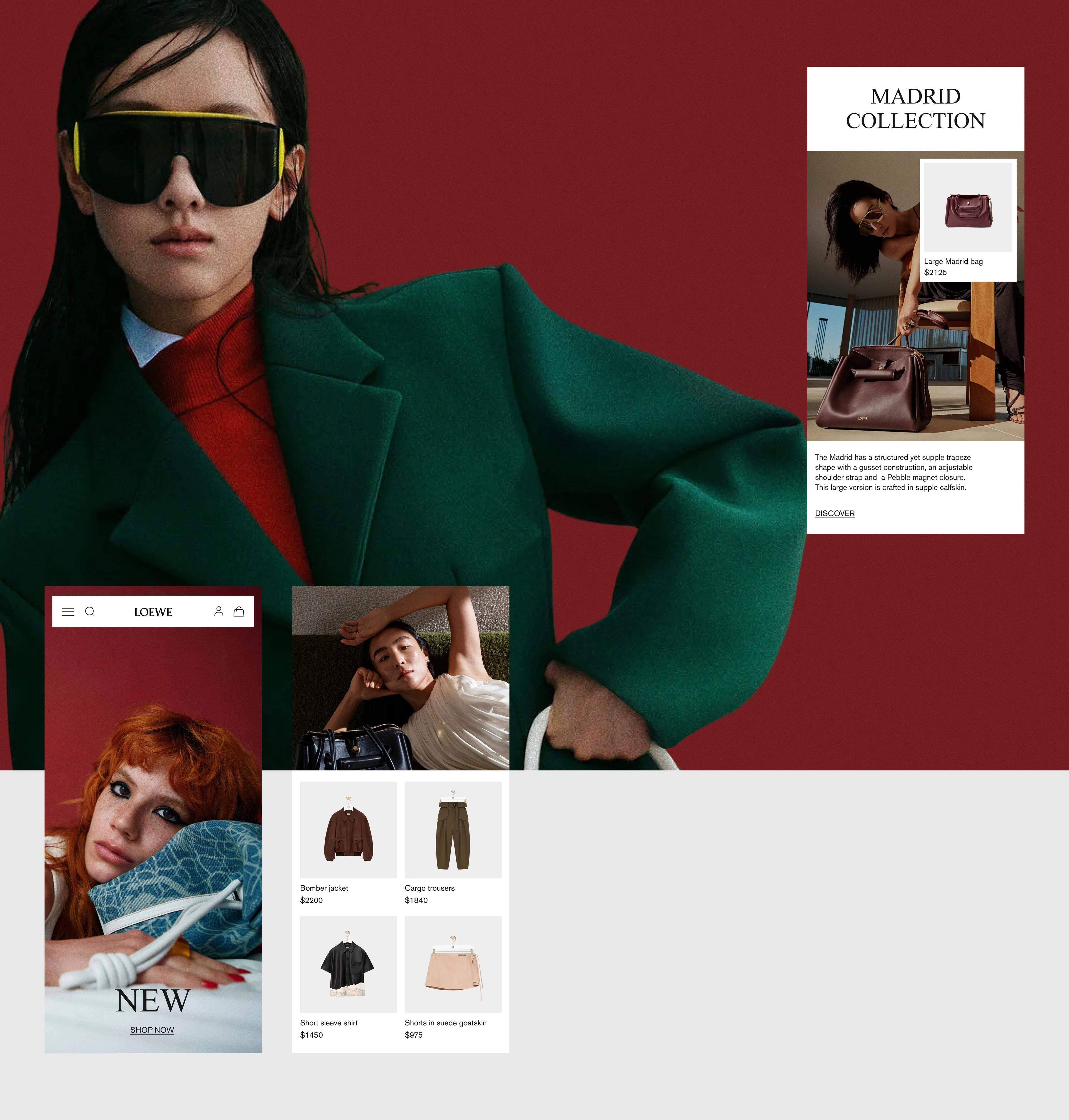 LOEWE | Интернет-магазин одежды — Изображение №3 — Интерфейсы на Dprofile