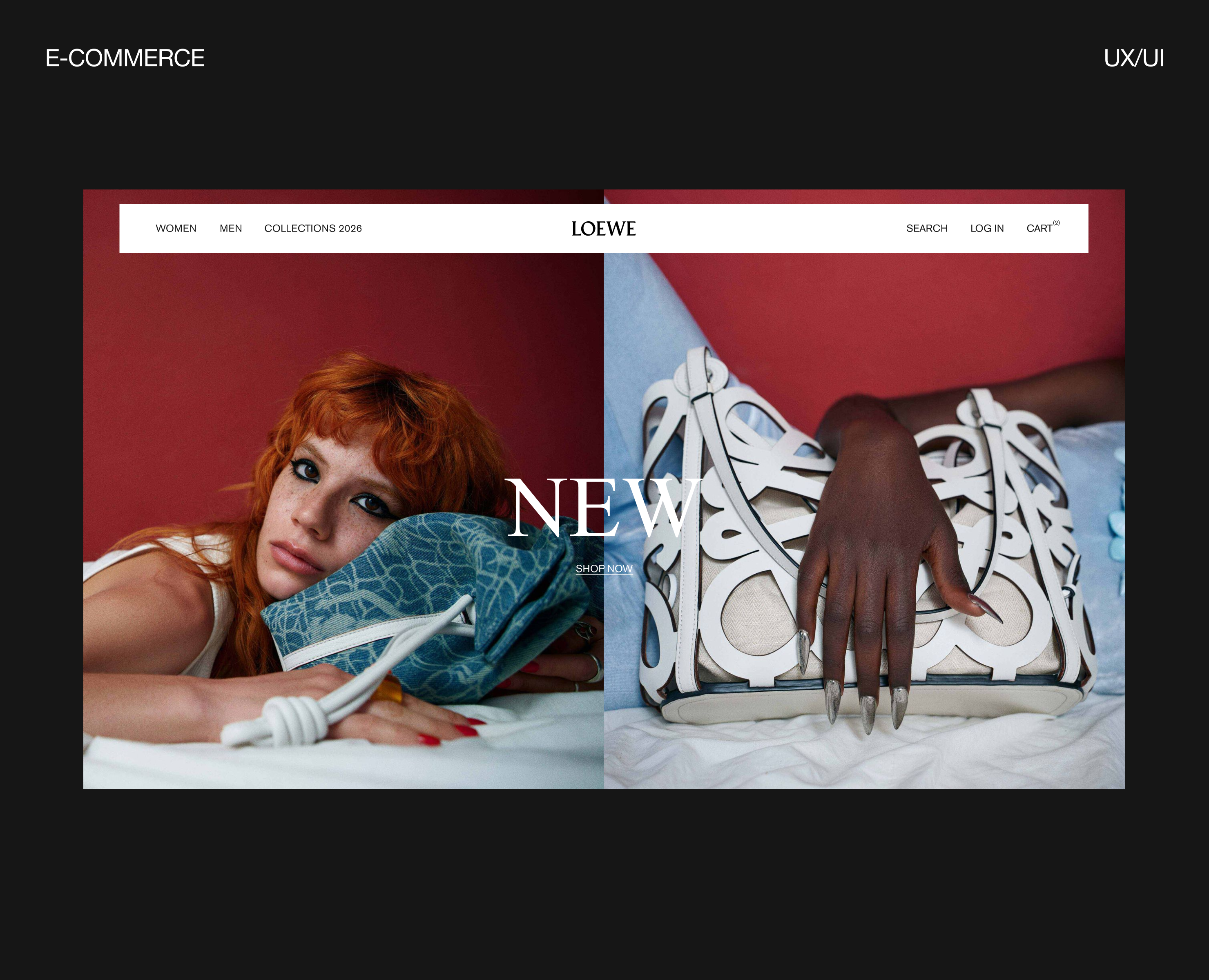 LOEWE | Интернет-магазин одежды — Интерфейсы на Dprofile