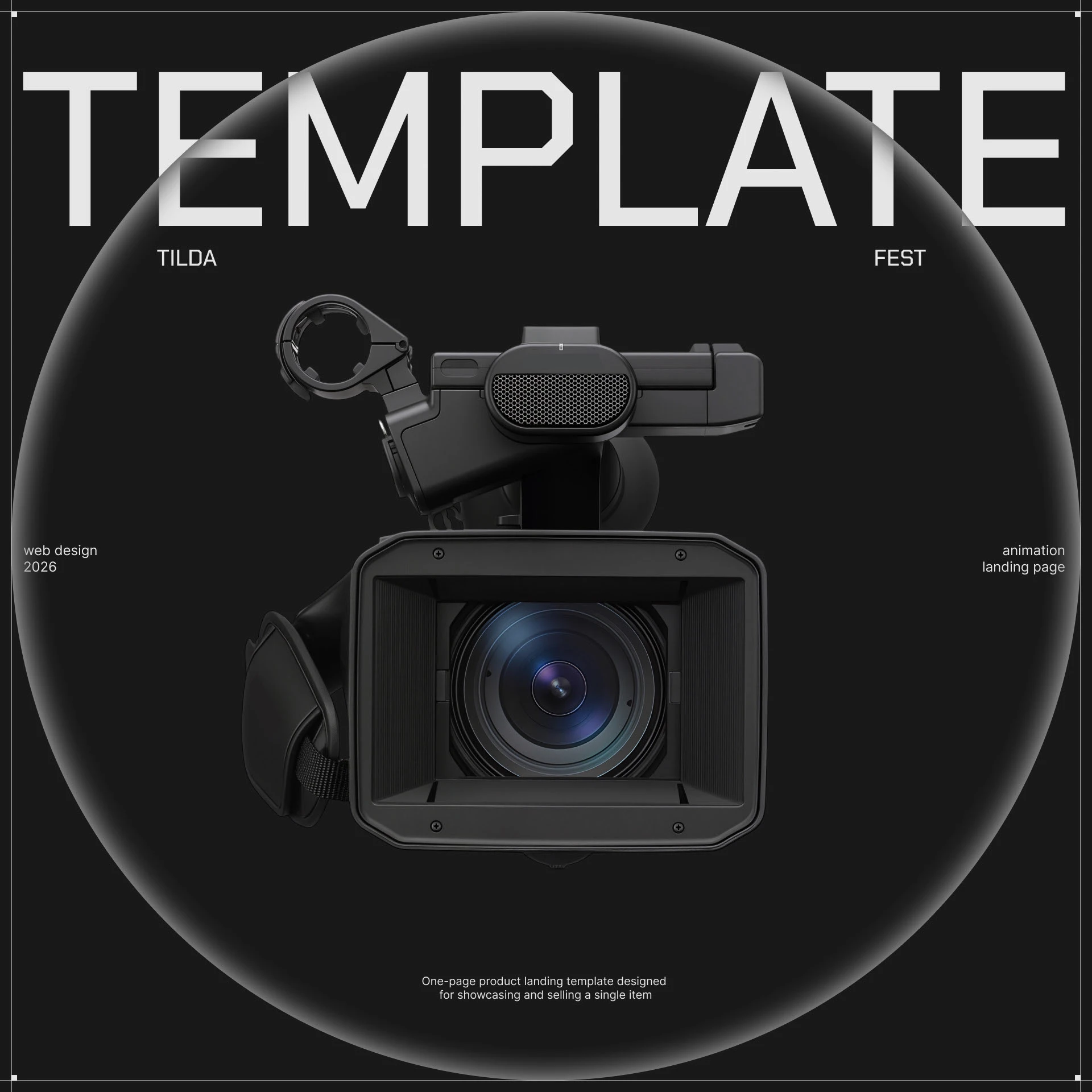 Landing page template XVISION — Изображение №1 — Интерфейсы на Dprofile