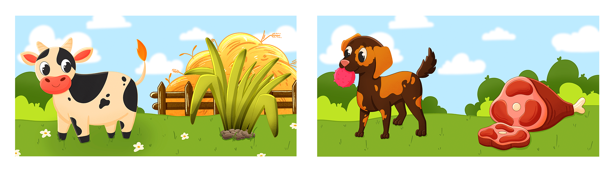 Детские логические пазлы "Животные". Детские пазлы-половинки — Изображение №14 — Брендинг, Иллюстрация на Dprofile