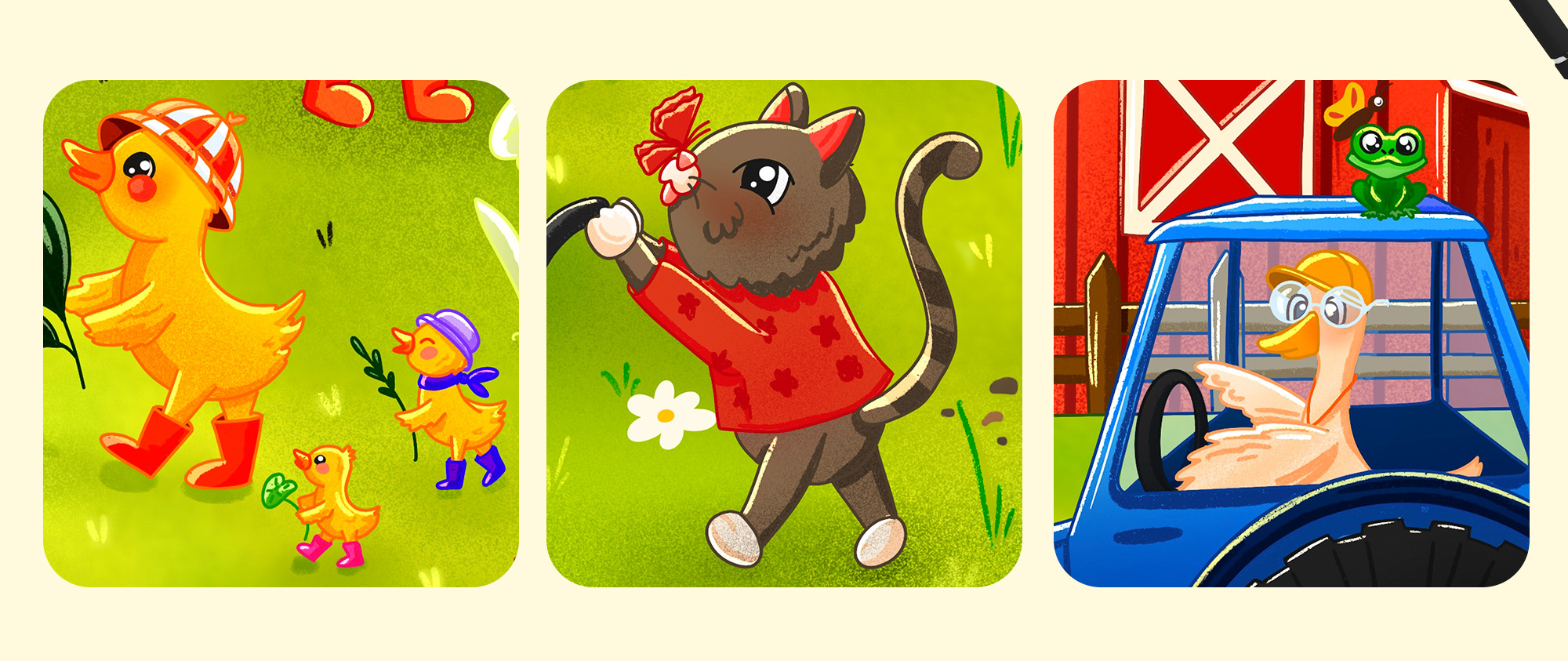 Детский виммельбух "Ферма" — Изображение №7 — Иллюстрация на Dprofile