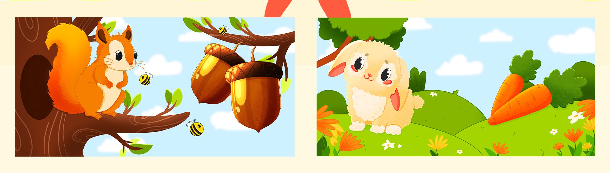 Детские логические пазлы "Животные". Детские пазлы-половинки — Изображение №7 — Брендинг, Иллюстрация на Dprofile