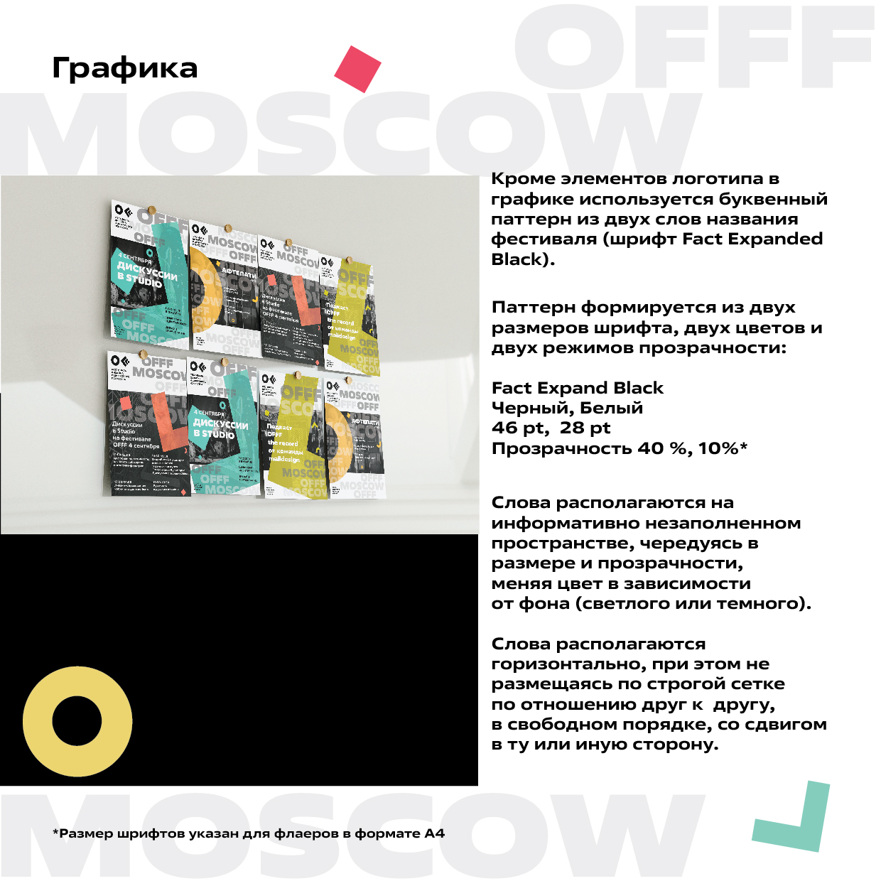 Гайдлайн OFFF MOSCOW — Изображение №14 — Брендинг, Графика на Dprofile
