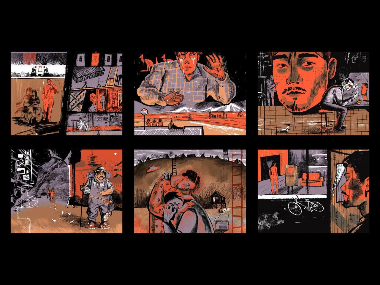 Иллюстрации к Кобо Абэ — Изображение №13 — Иллюстрация, Графика на Dprofile