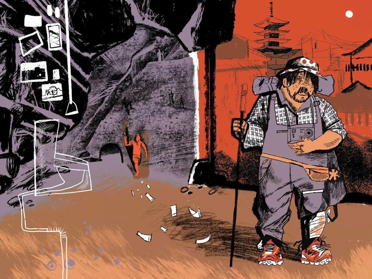 Иллюстрации к Кобо Абэ — Изображение №7 — Иллюстрация, Графика на Dprofile