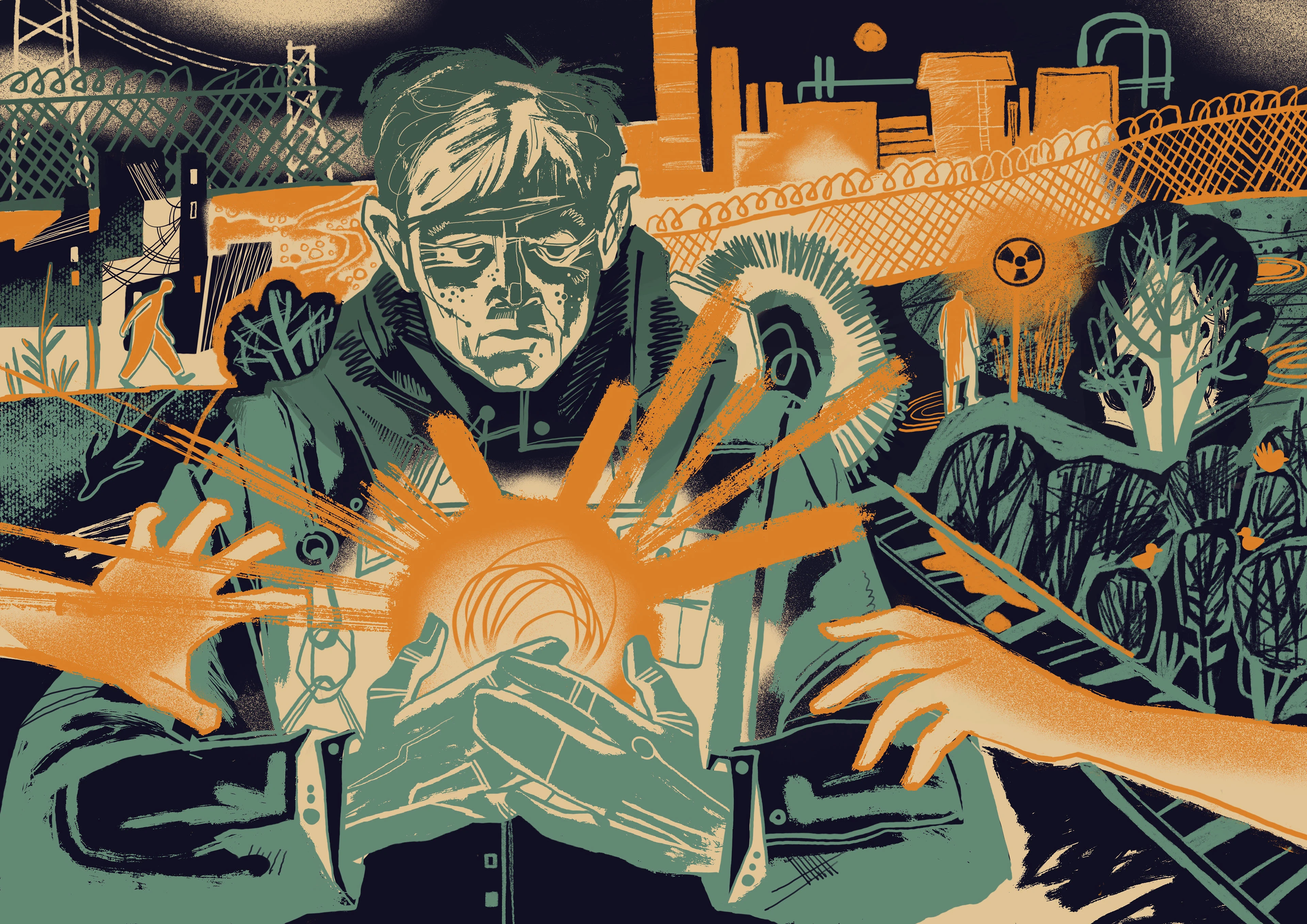 графические листы по книгам братьев Стругацких — Изображение №1 — Иллюстрация, Графика на Dprofile