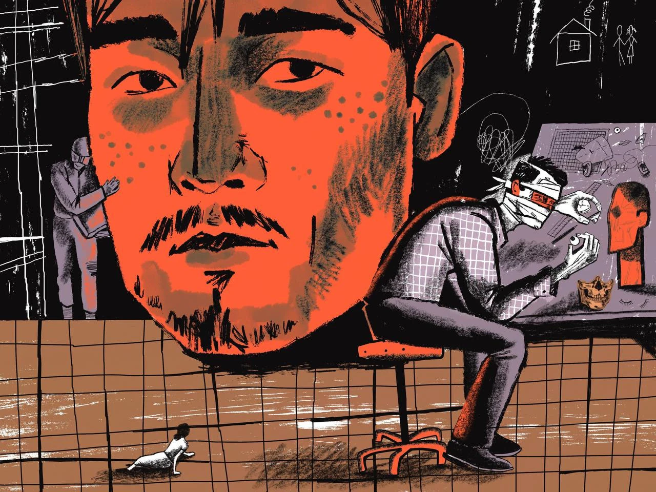 Иллюстрации к Кобо Абэ — Изображение №5 — Иллюстрация, Графика на Dprofile