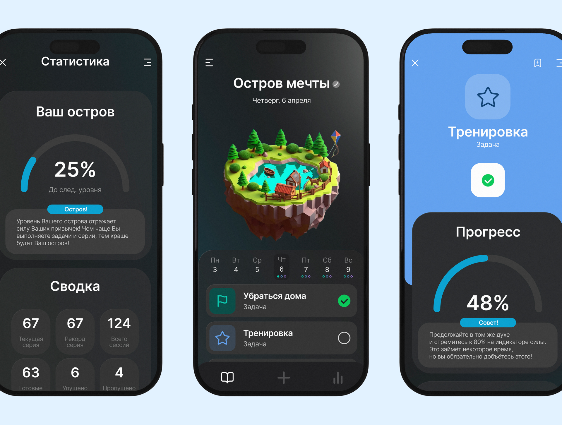 TASK TRAKER — UX/UI — APP CONCEPT — Изображение №3 — Интерфейсы на Dprofile