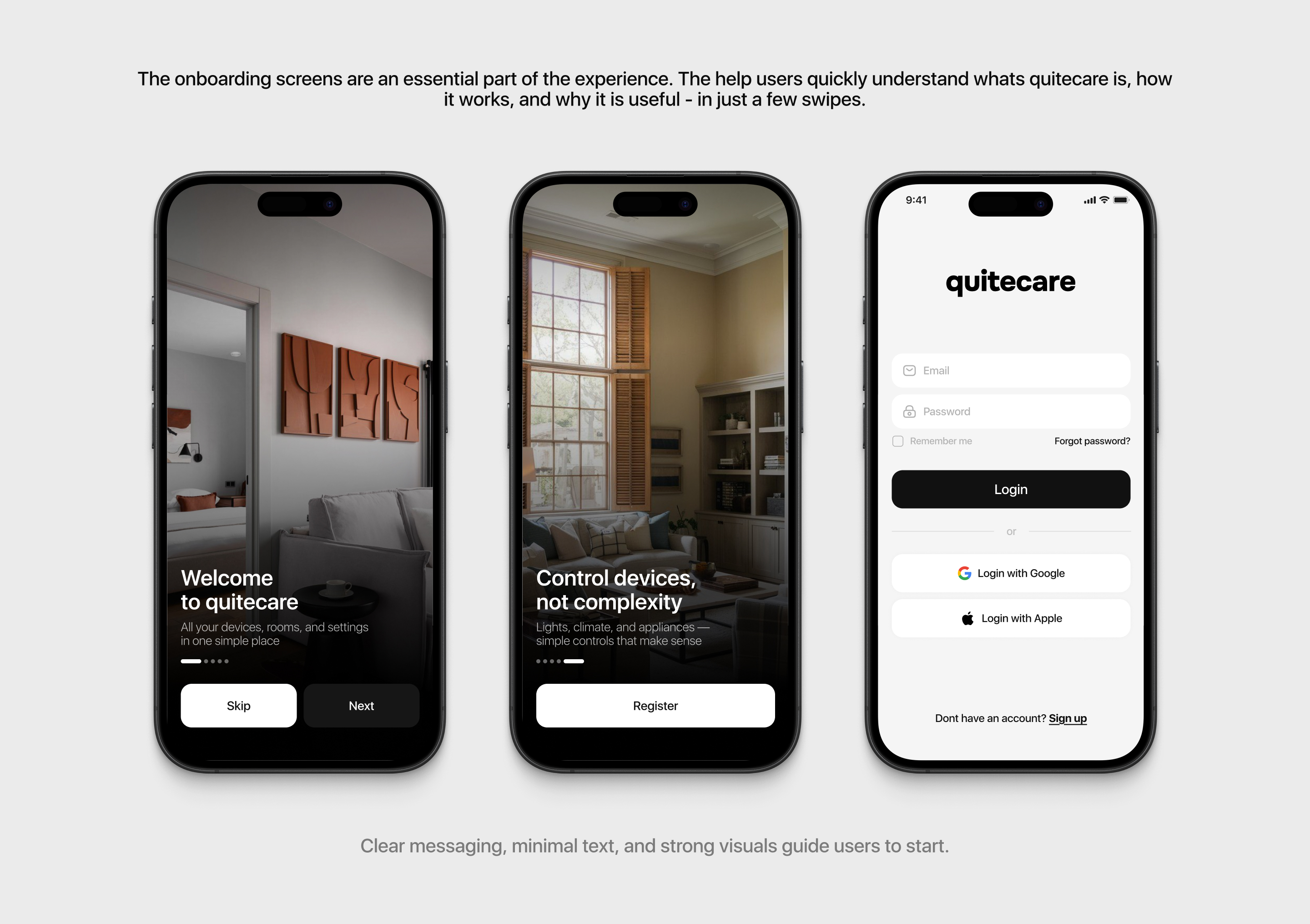 QUITECARE — UX/UI — APP CONCEPT — Изображение №4 — Интерфейсы на Dprofile