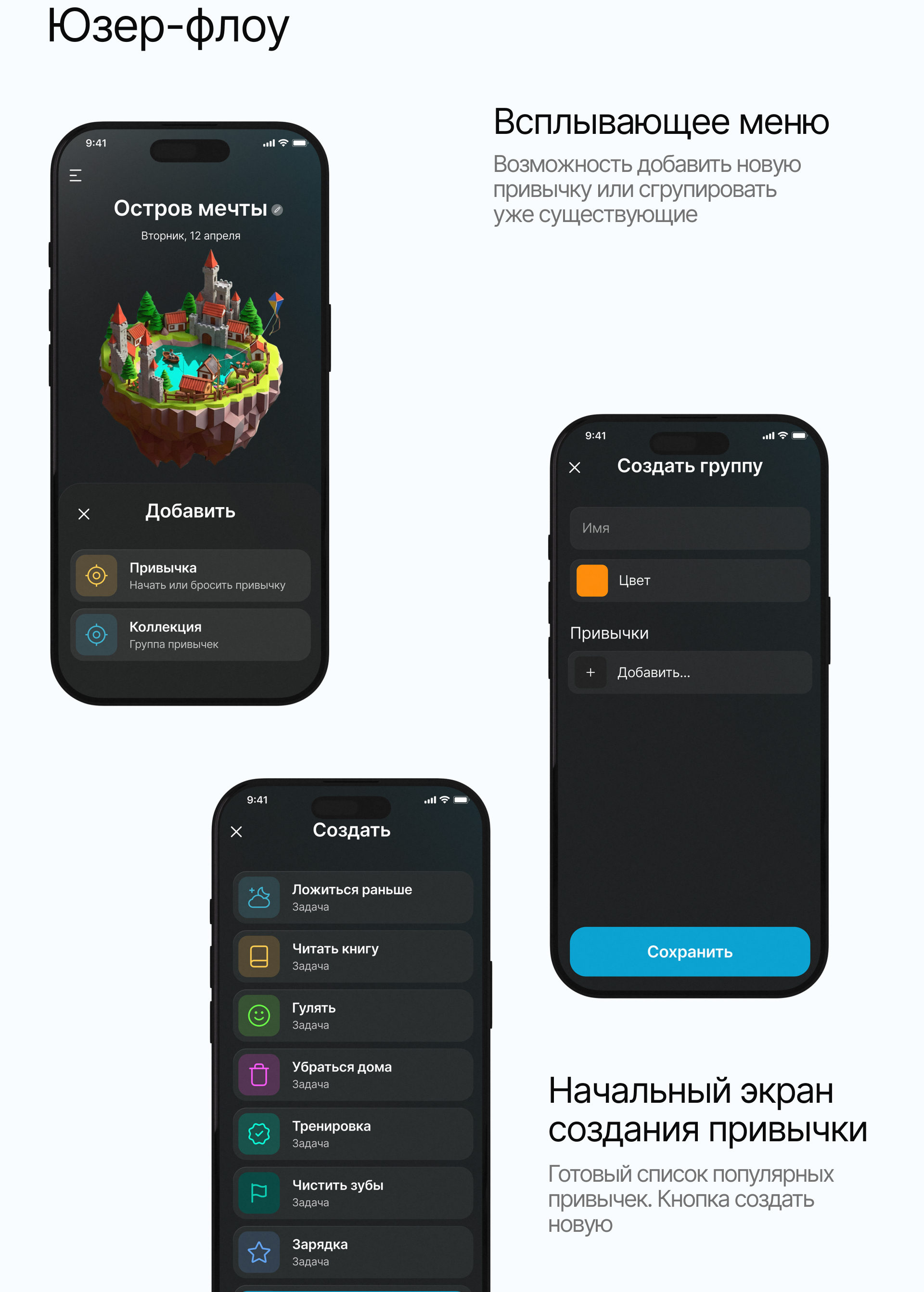 TASK TRAKER — UX/UI — APP CONCEPT — Изображение №7 — Интерфейсы на Dprofile