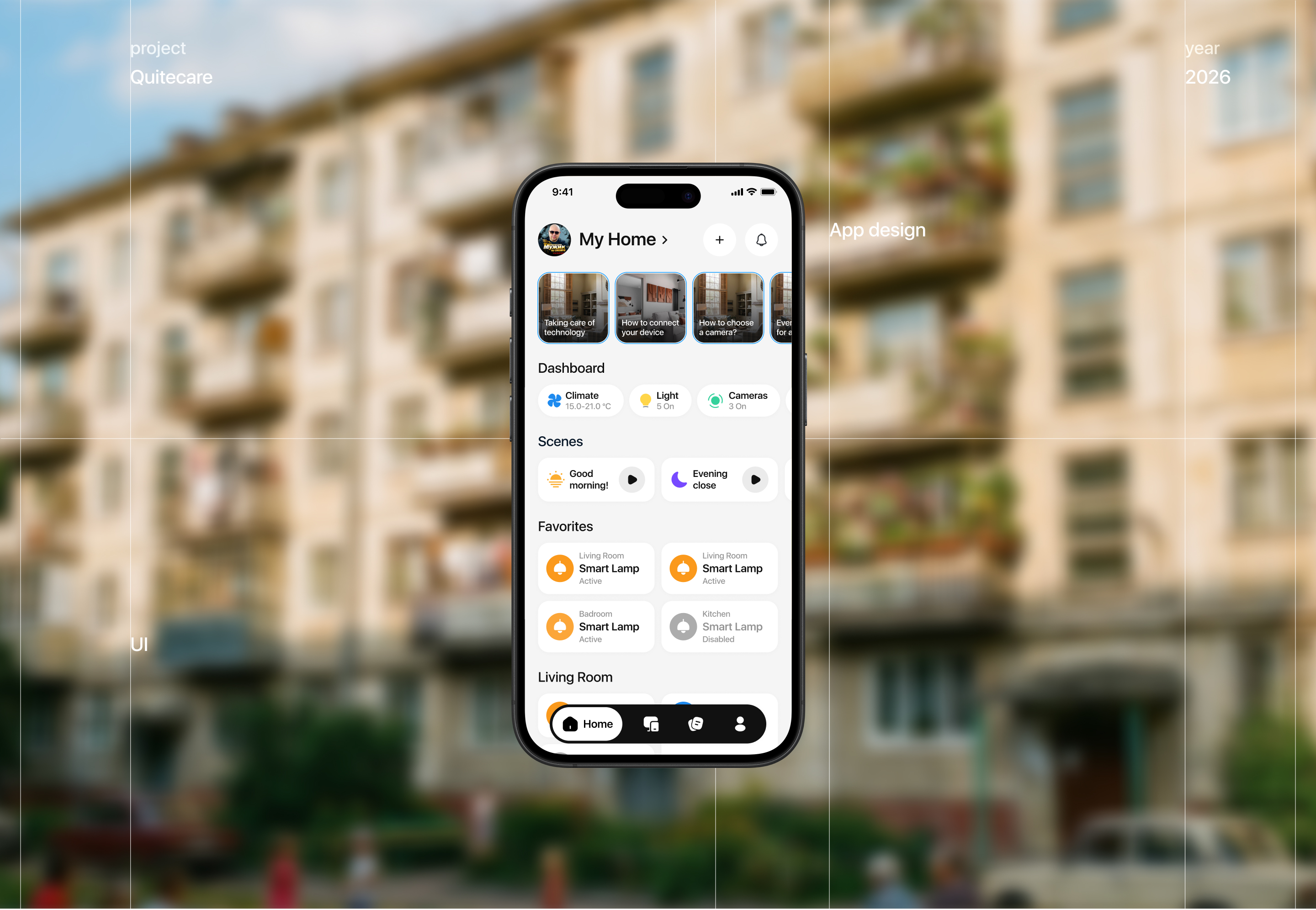 QUITECARE — UX/UI — APP CONCEPT — Изображение №1 — Интерфейсы на Dprofile