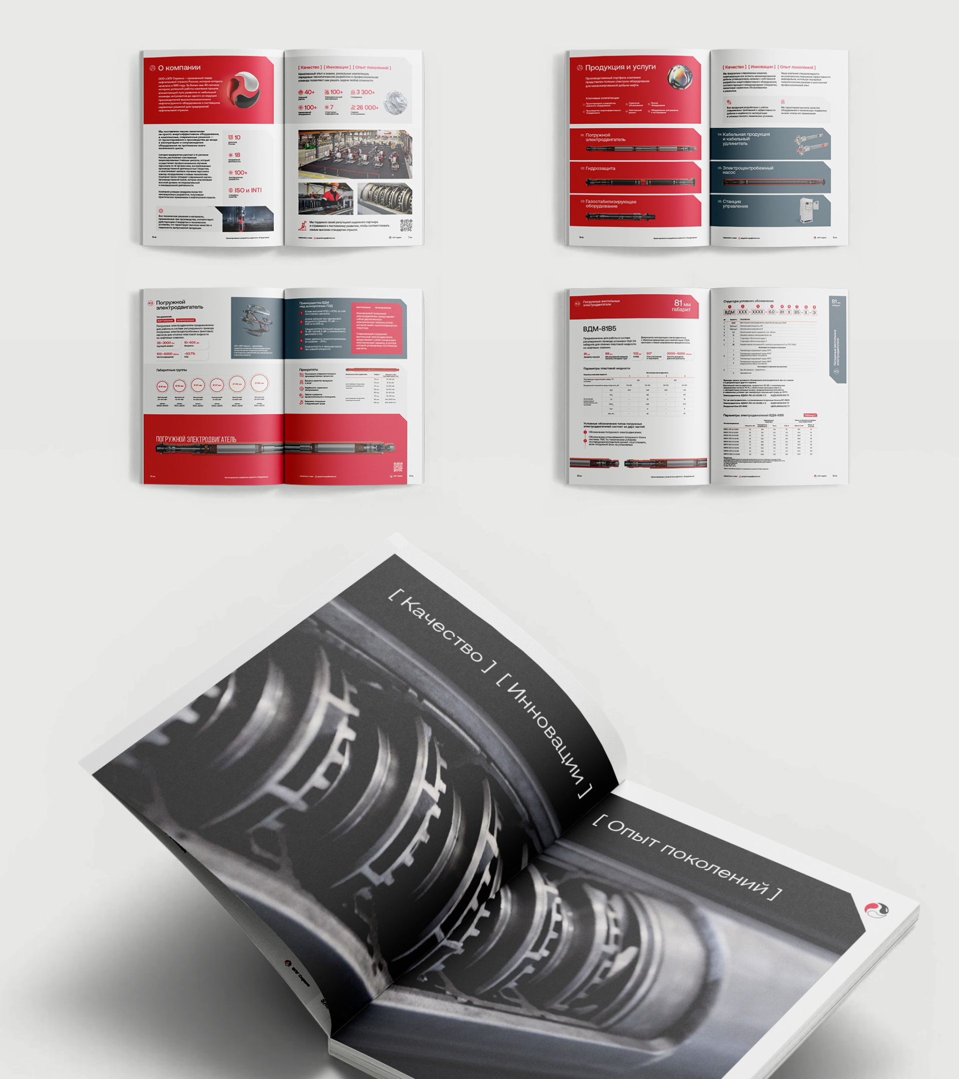 Дизайн каталогов нефтепогружного оборудования для ЭПУ Сервис — Изображение №6 — Иллюстрация, Графика на Dprofile