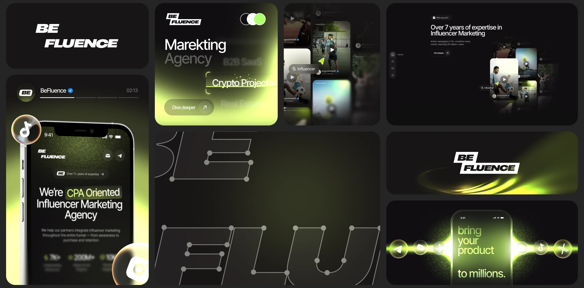 BeFluence landing-page redesign — Изображение №3 — Интерфейсы на Dprofile