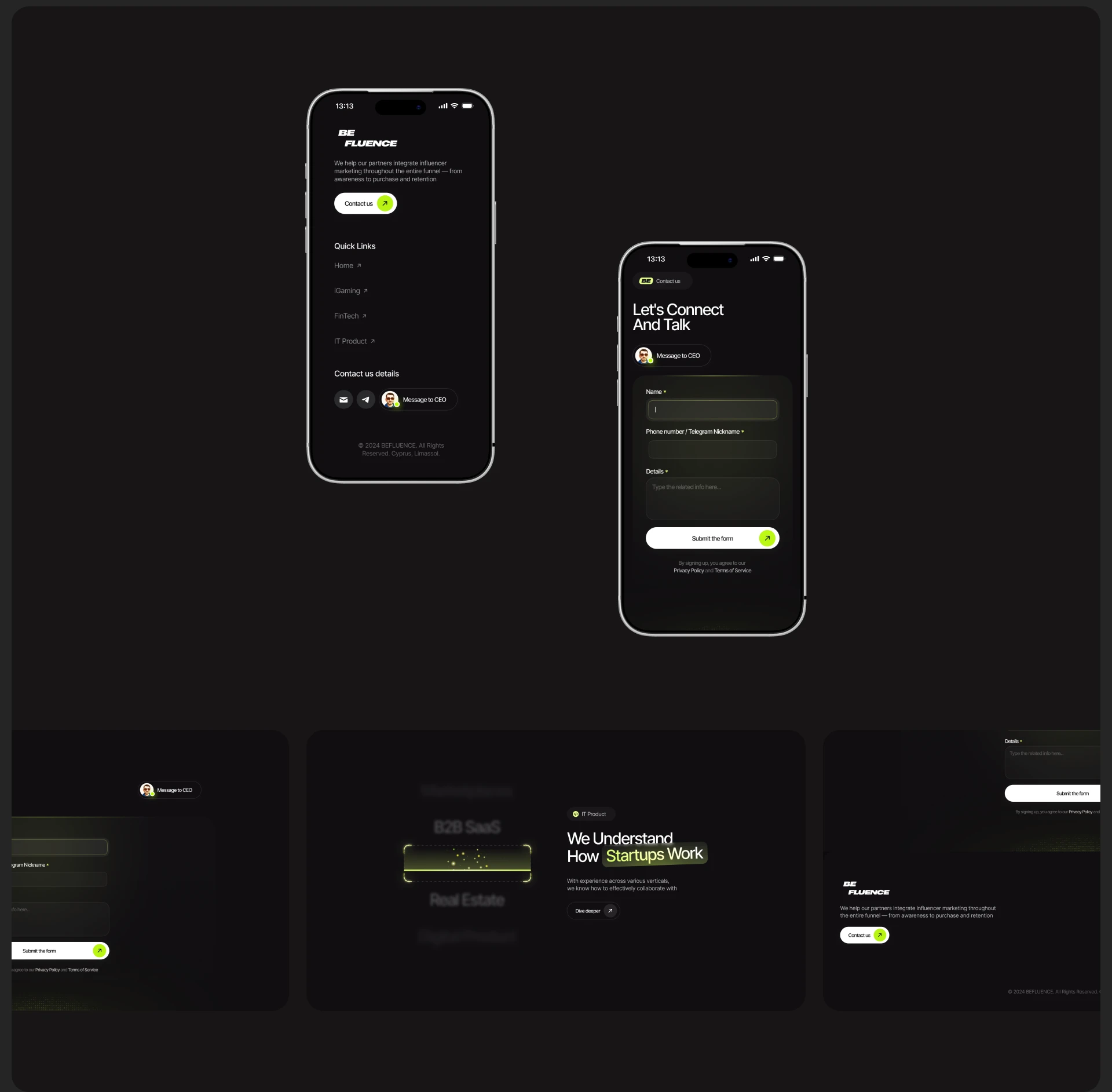 BeFluence landing-page redesign — Изображение №11 — Интерфейсы на Dprofile