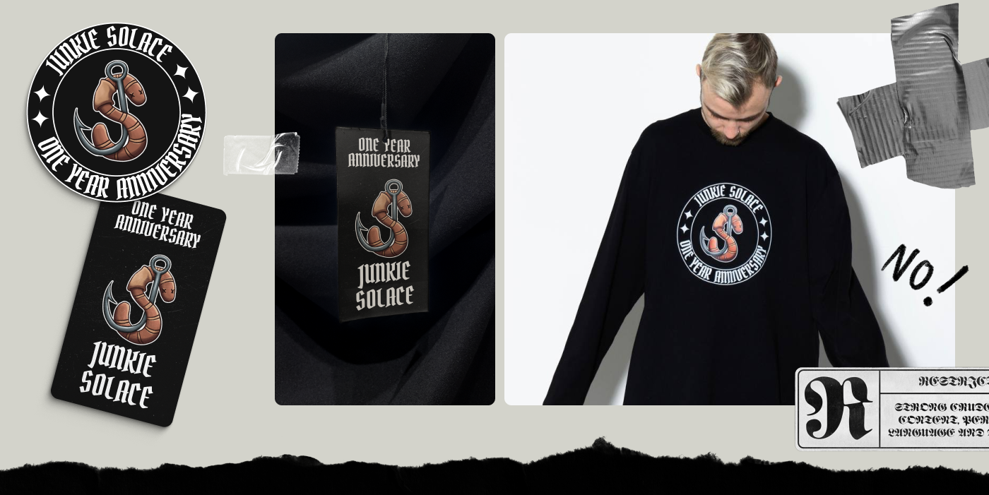 JUNKIE SOLACE - STREET WEAR — Изображение №3 — Брендинг, Иллюстрация на Dprofile
