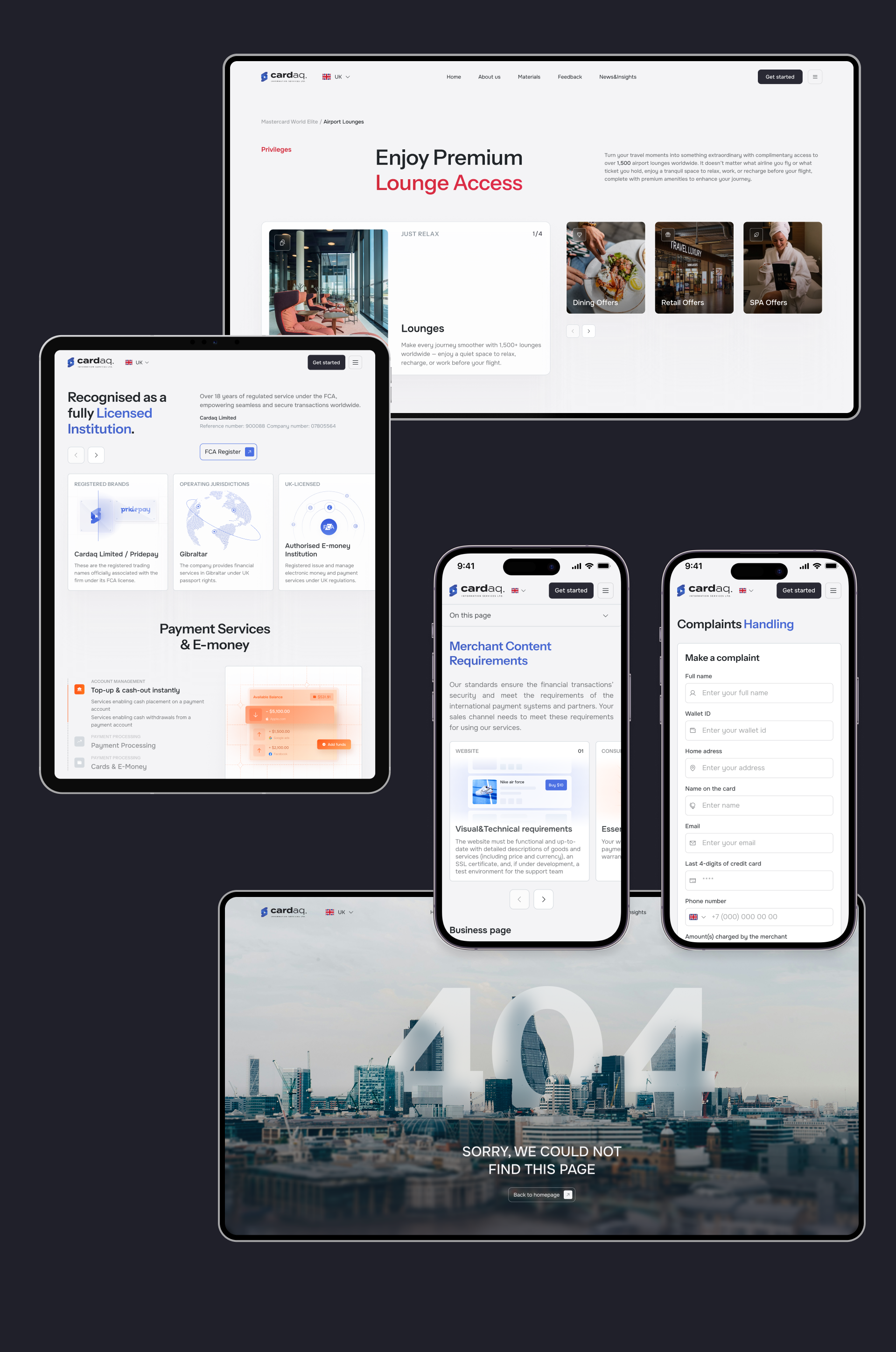 Cardaq Cards&Acquiring UX redesign — Изображение №6 — Интерфейсы, Анимация на Dprofile