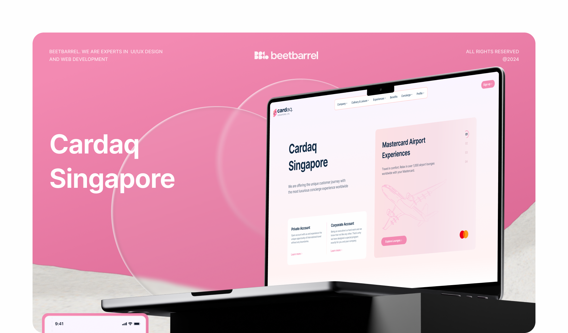Cardaq Singapore: Website for concierge company — Изображение №1 — Интерфейсы, Брендинг на Dprofile