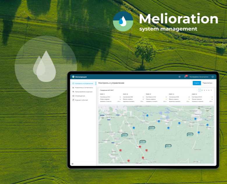 Melioration system management backoffice — Интерфейсы на Dprofile