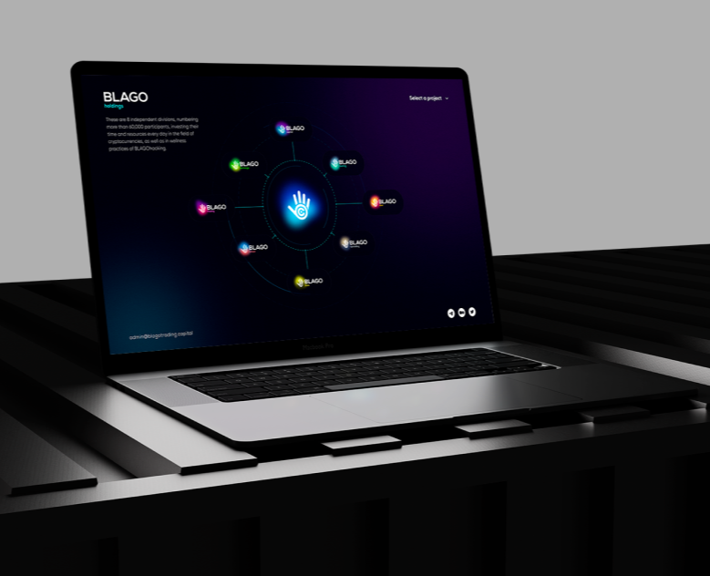 Blago Capital - Landing pages | crypto, finance — Интерфейсы, Брендинг на Dprofile