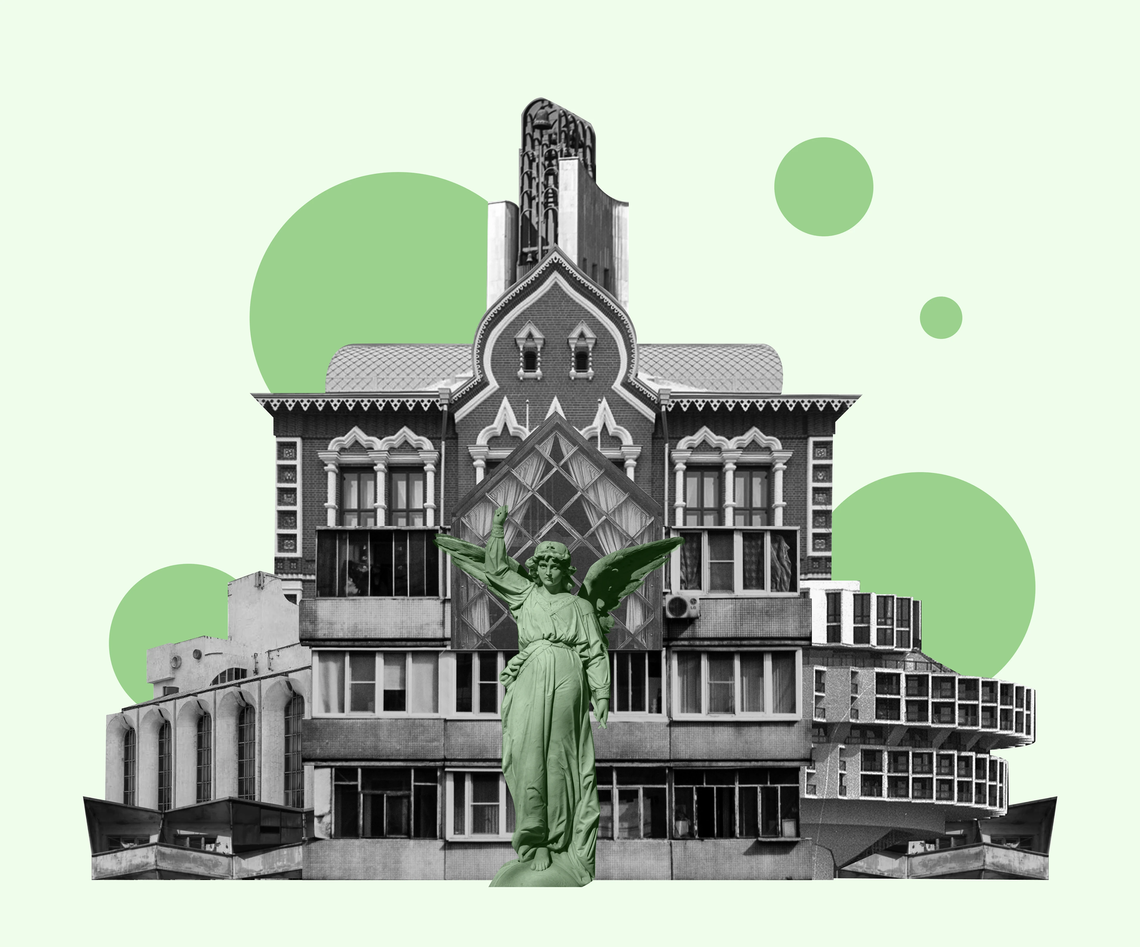 города из коллажей — Изображение №1 — Иллюстрация, Графика на Dprofile