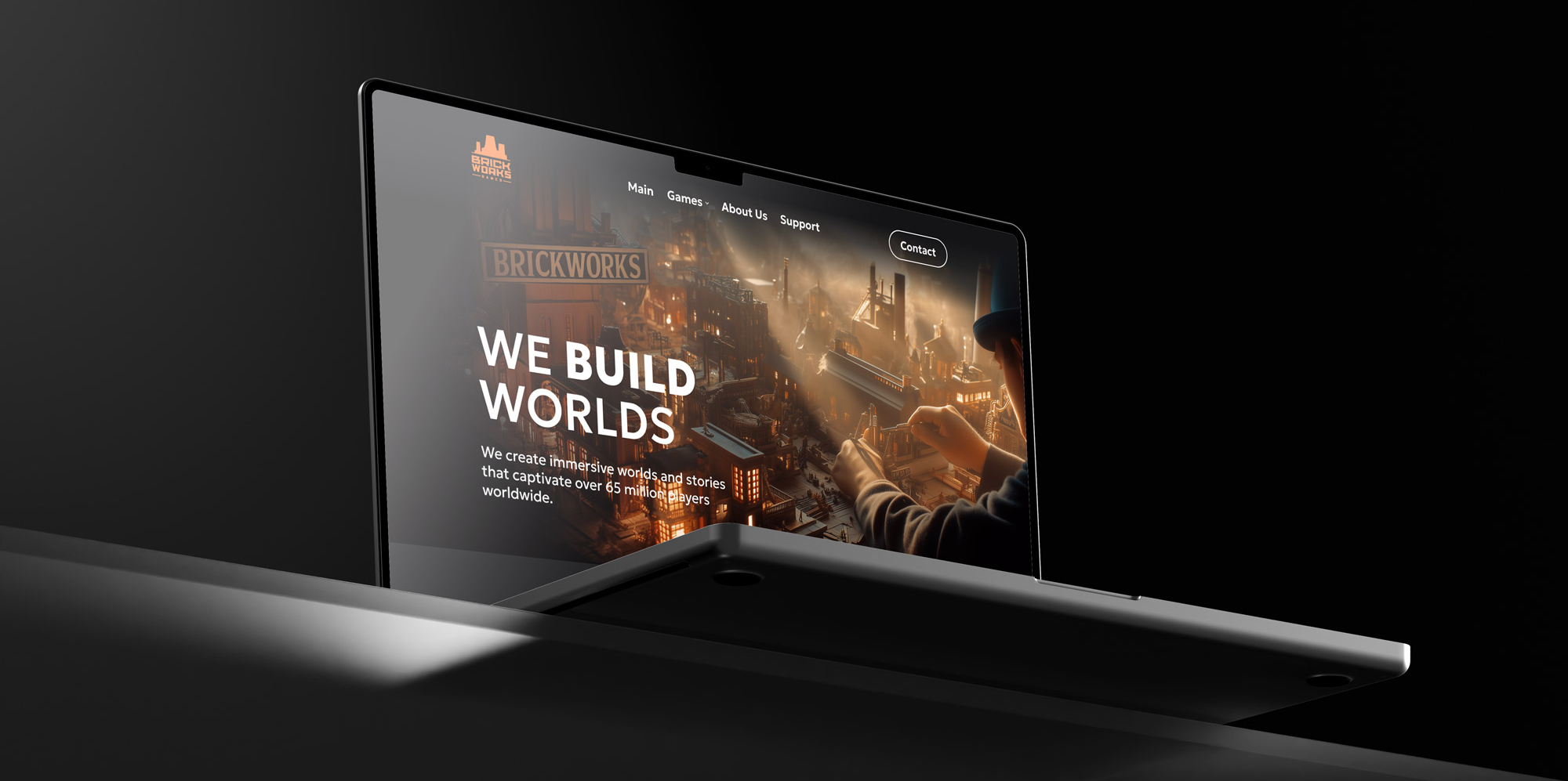 Сайт для разработчиков мобильных игр «Brickworks Games» — Изображение №2 — Интерфейсы на Dprofile