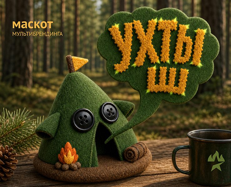 Ухтыш. Маскот для Мультибрендинга — Иллюстрация, Графика на Dprofile