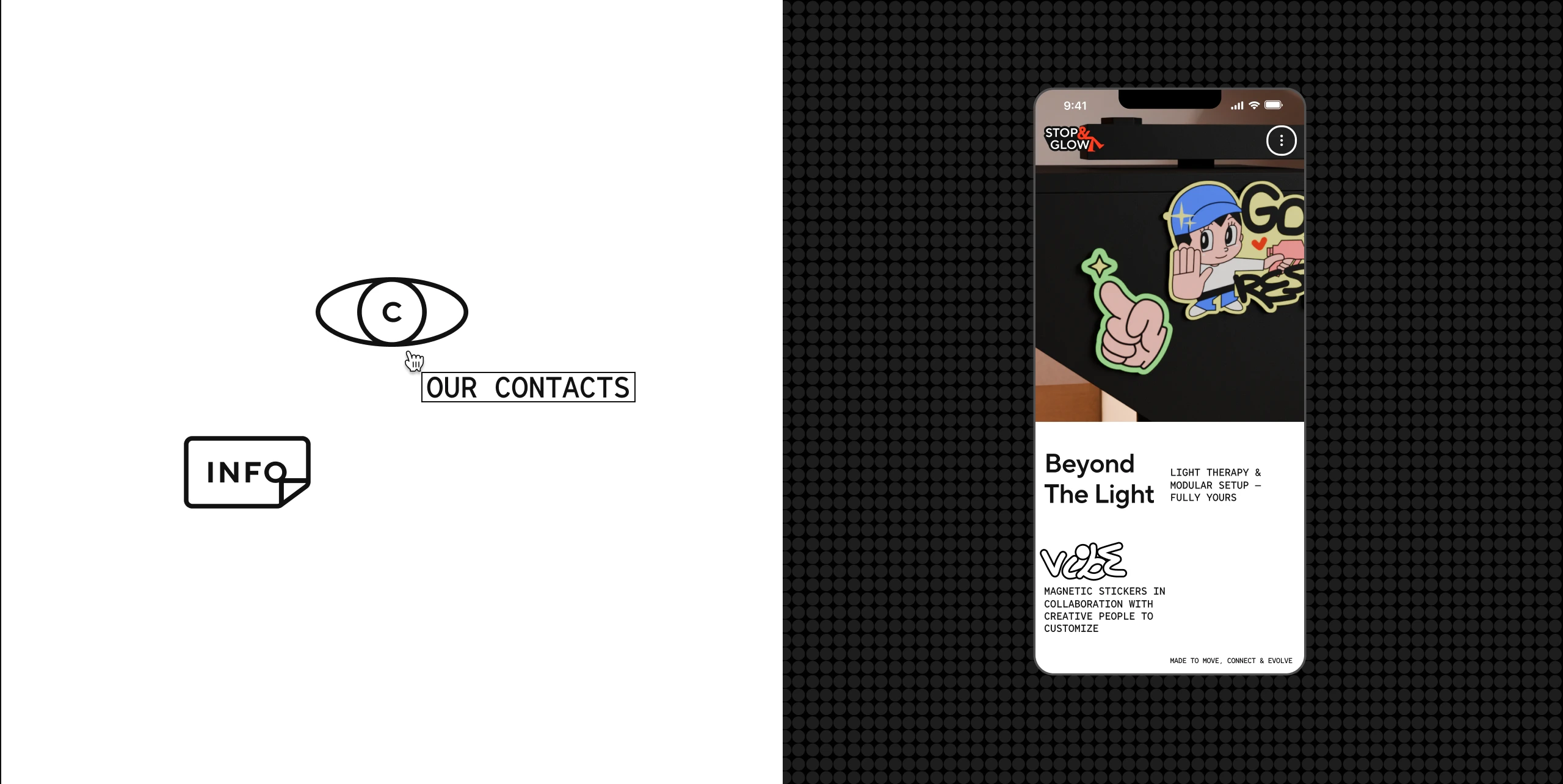 Stop&Glow — Лампа Светотерапии & WebGL Галерея — Изображение №4 — Интерфейсы, 3D на Dprofile