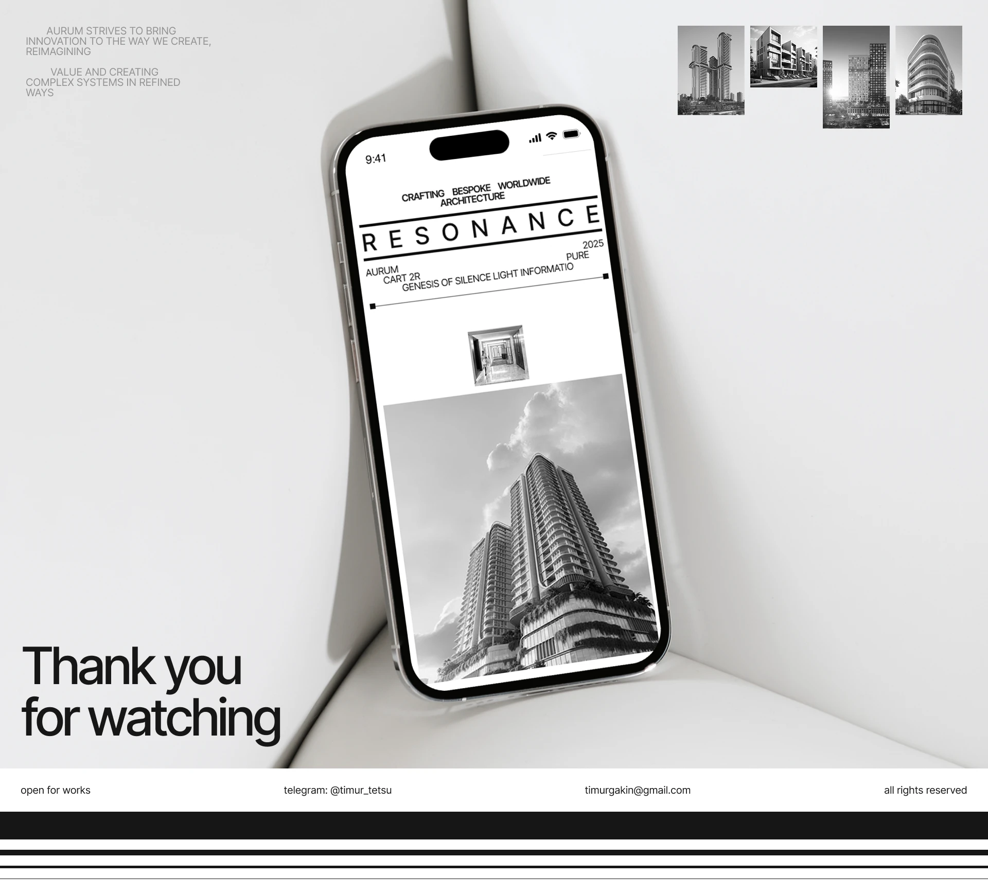 AURUM Architectural Bureau | Corporate website — Изображение №15 — Интерфейсы на Dprofile