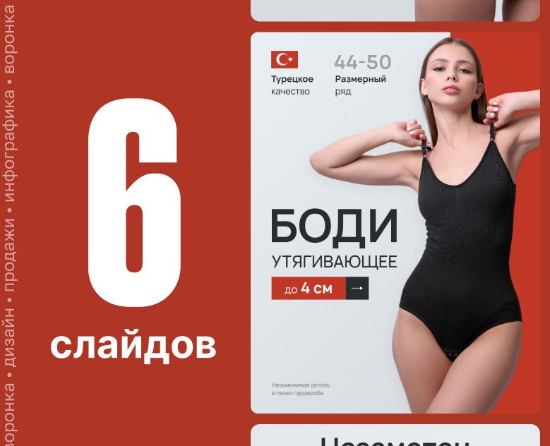 Боди — Инфографика для Wildberries на Dprofile