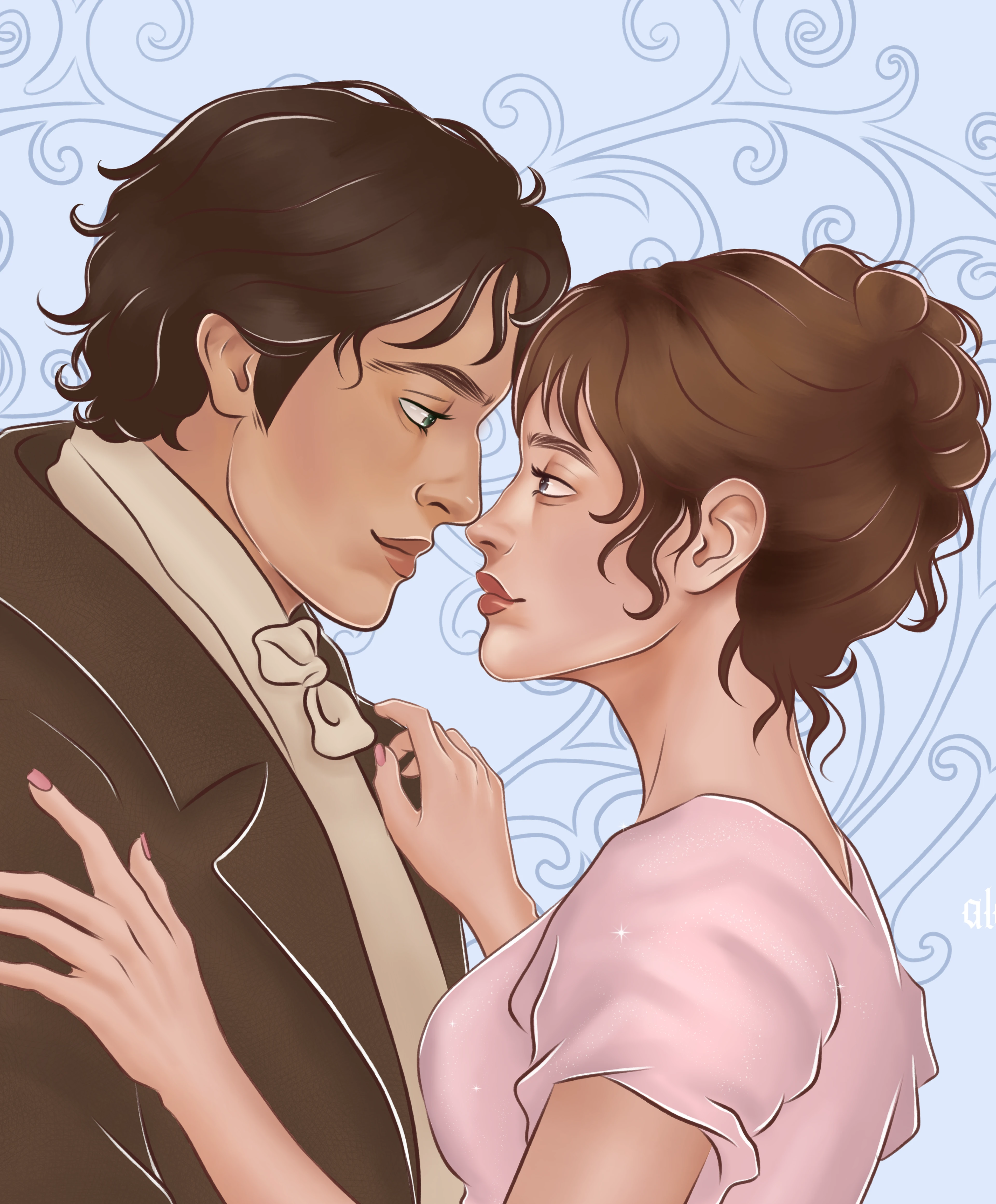 Elizabeth & Mr.Darcy — Изображение №2 — Иллюстрация на Dprofile