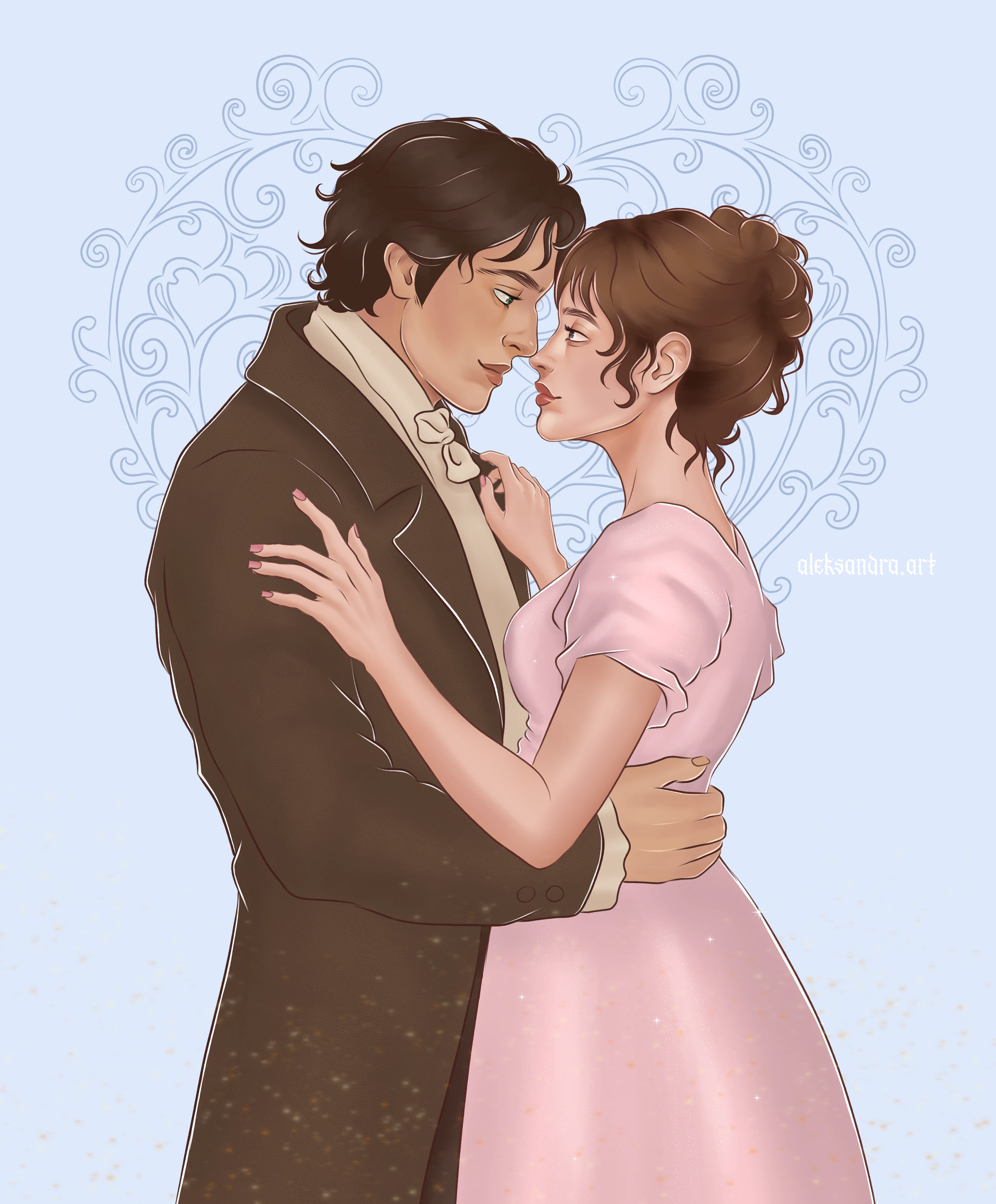 Elizabeth & Mr.Darcy — Изображение №1 — Иллюстрация на Dprofile