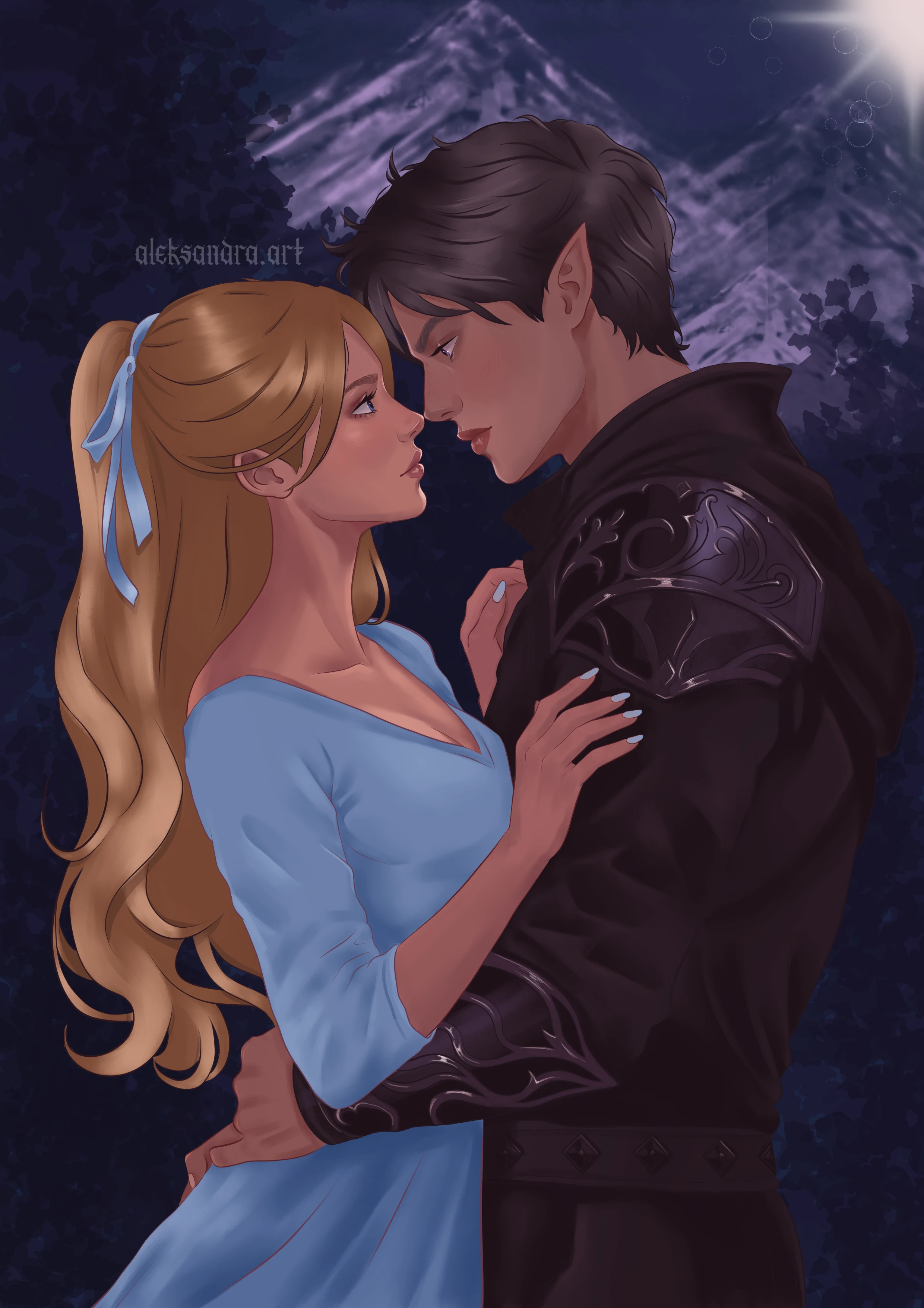 Feyre and Rhysand — Изображение №1 — Иллюстрация на Dprofile