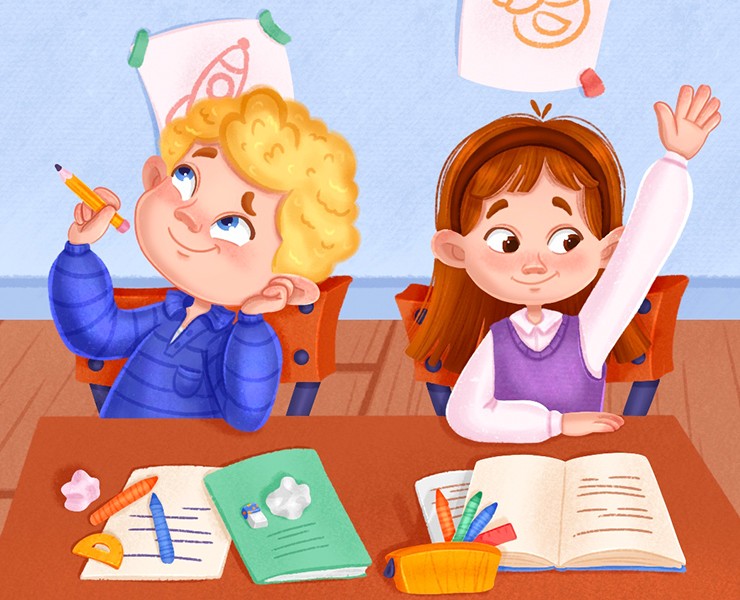 Иллюстрации и леттеринг для детской книги на Dprofile