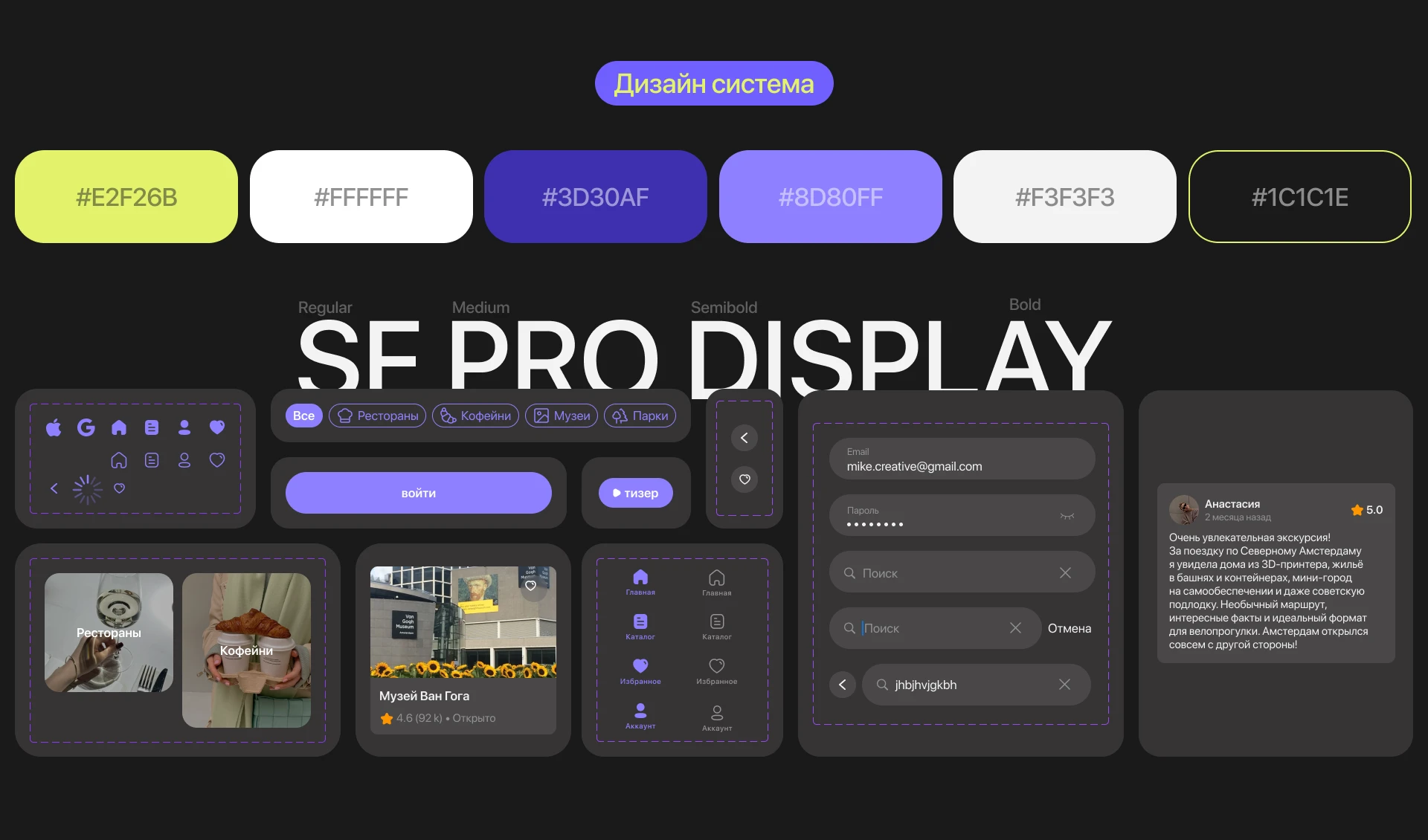 Flaneurly | mobile app — Изображение №8 — Интерфейсы, Брендинг на Dprofile