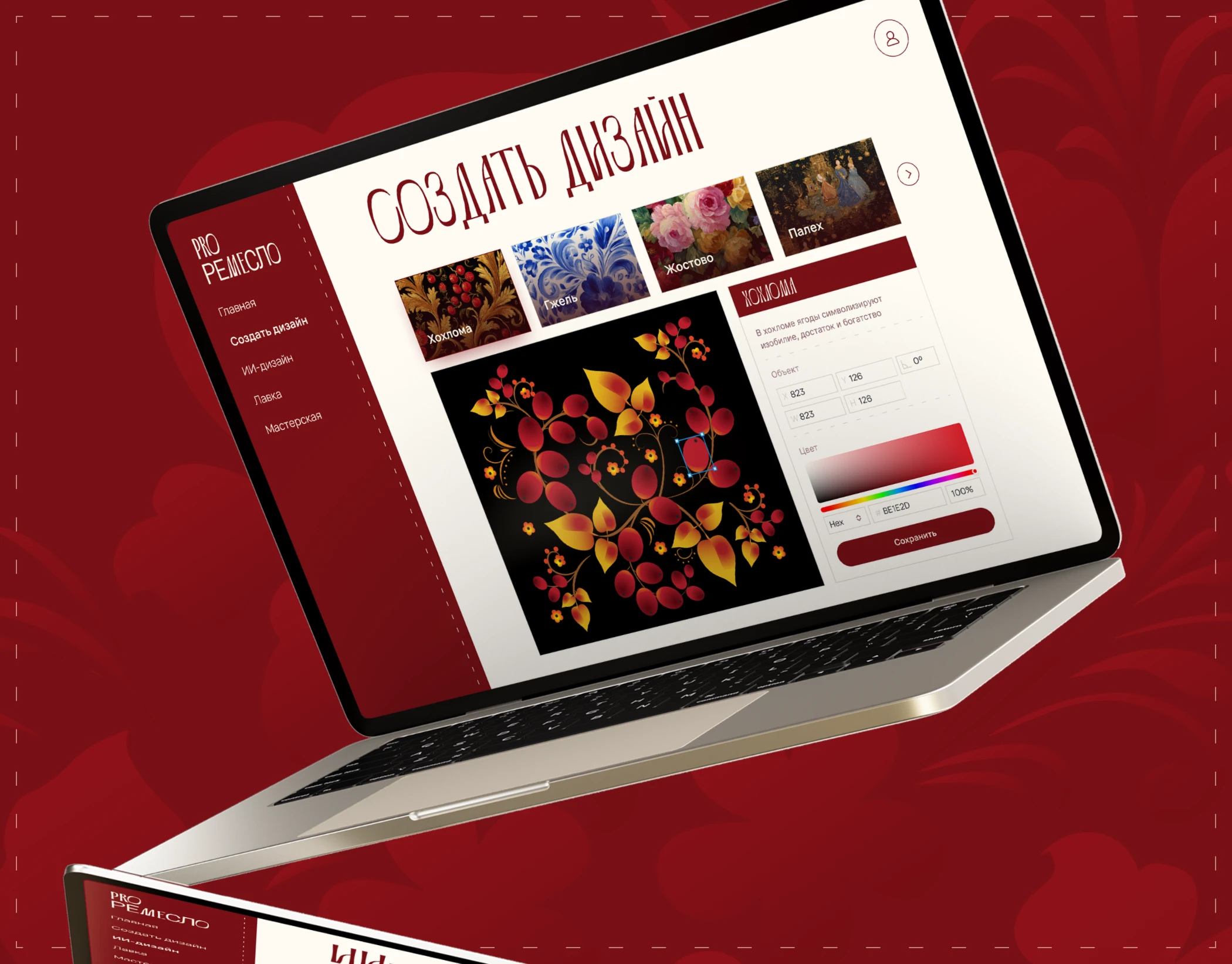 PRO Ремесло | UX/UI, презентация — Изображение №1 — Интерфейсы, Маркетинг на Dprofile