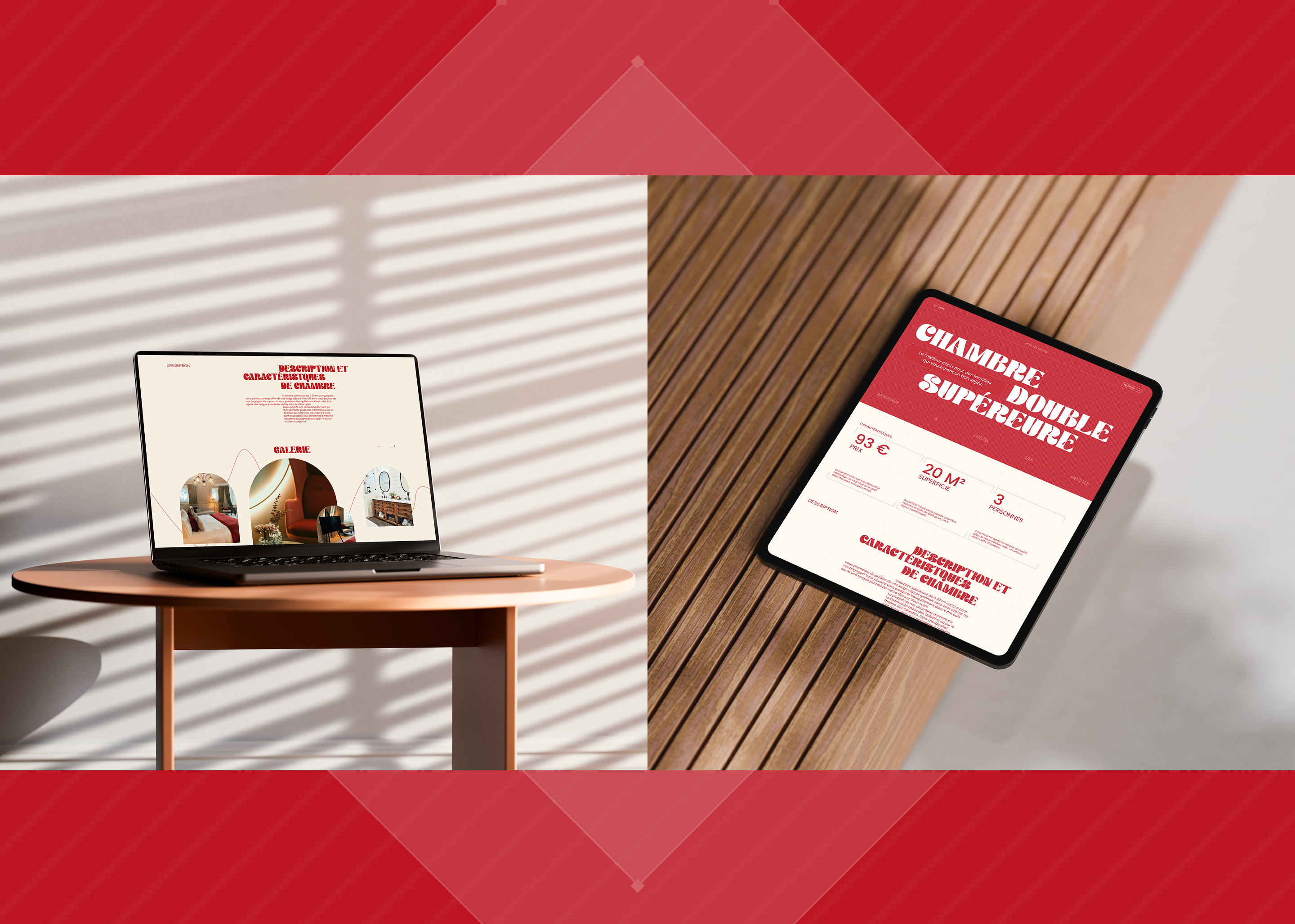 Корпоративный сайт / Hotel des Artistes — Изображение №8 — Интерфейсы, Брендинг на Dprofile