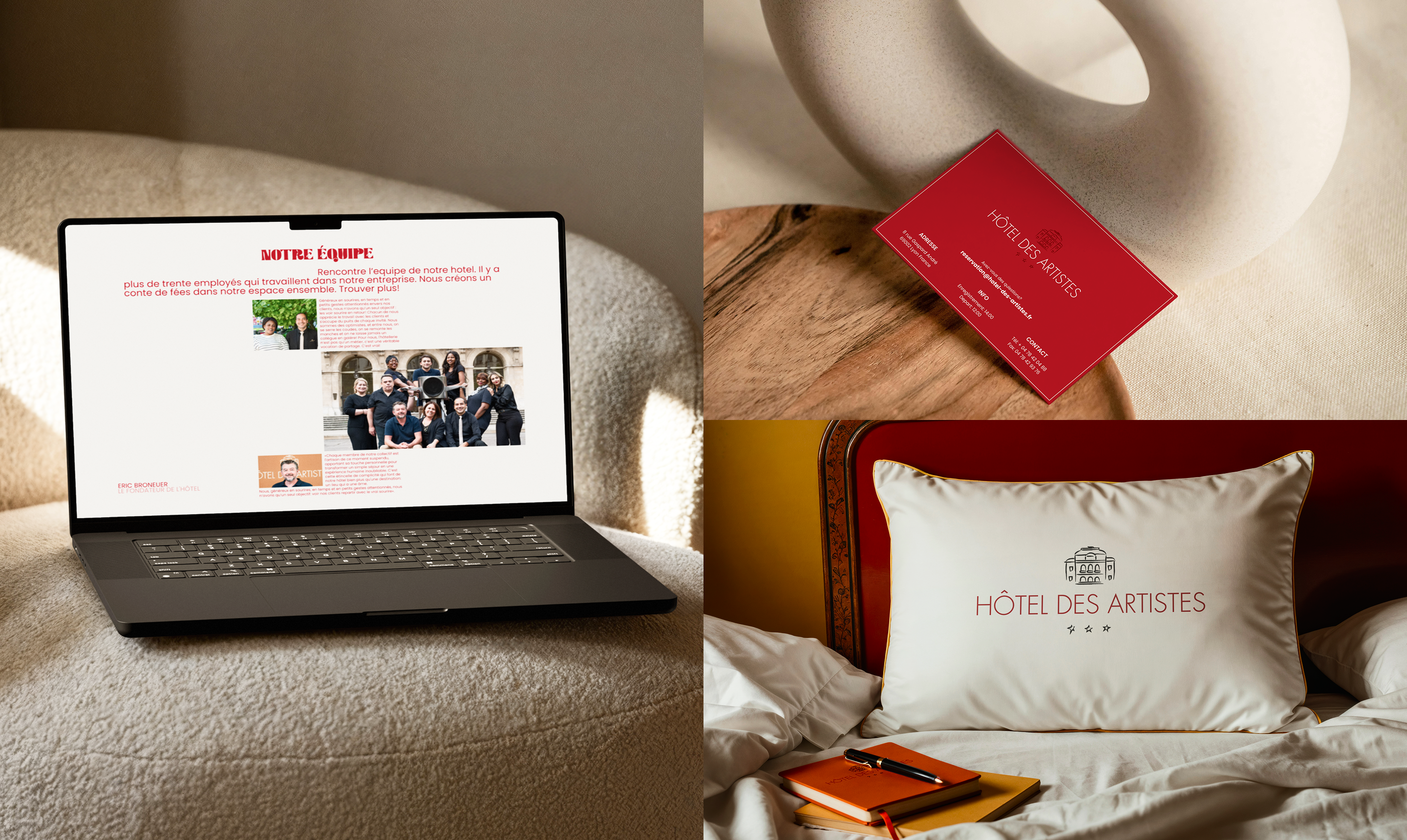 Корпоративный сайт / Hotel des Artistes — Изображение №12 — Интерфейсы, Брендинг на Dprofile