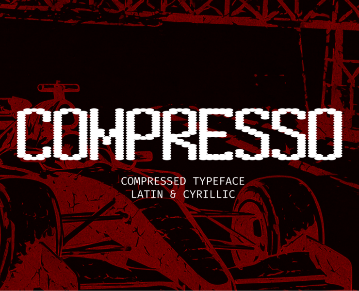 Compresso Font на Dprofile